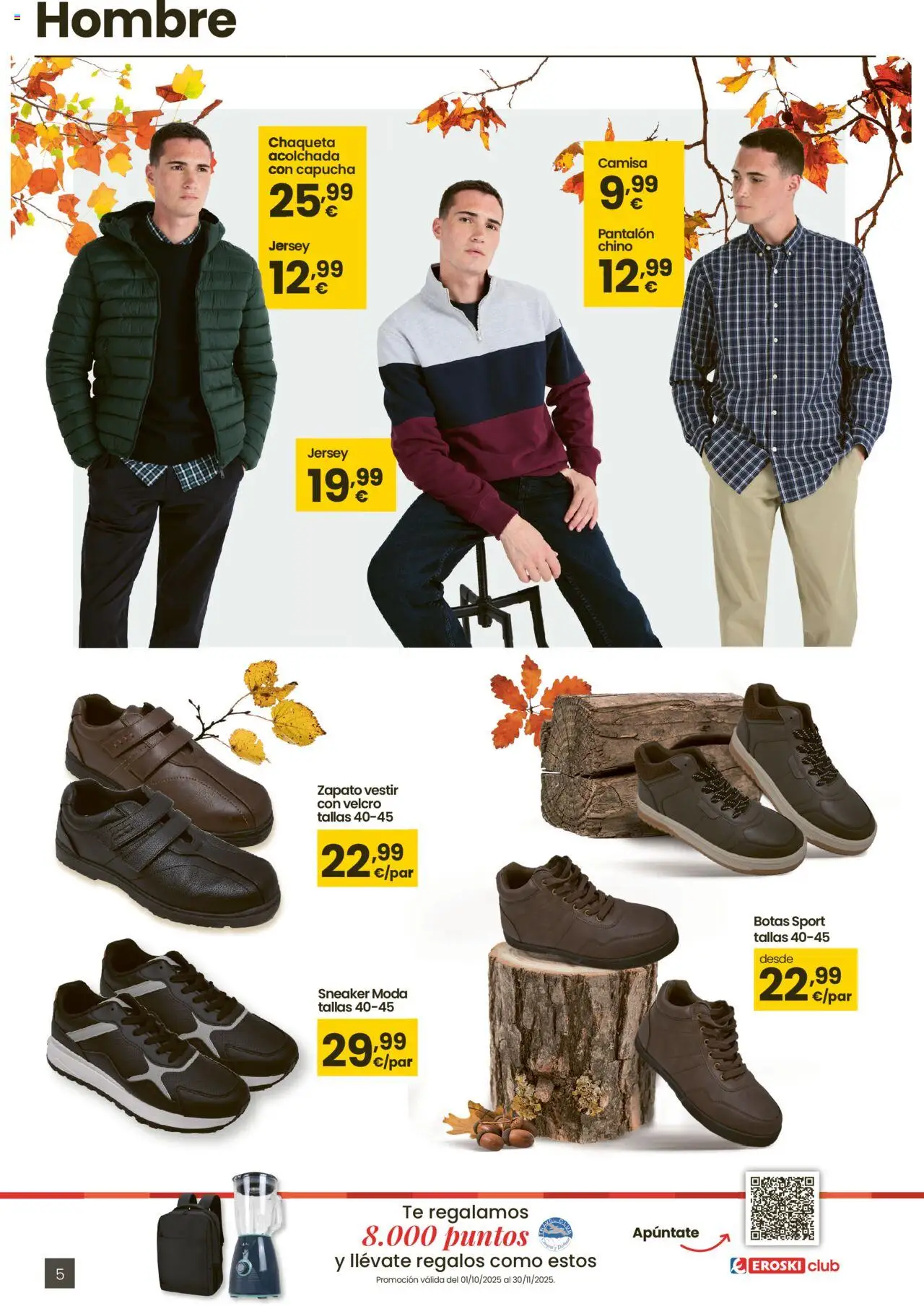 Eroski - Oh Qué estilazo │ válido desde el 16.10.2025 | Página: 5 | Productos: Camisa, Chaqueta, Botas, Té