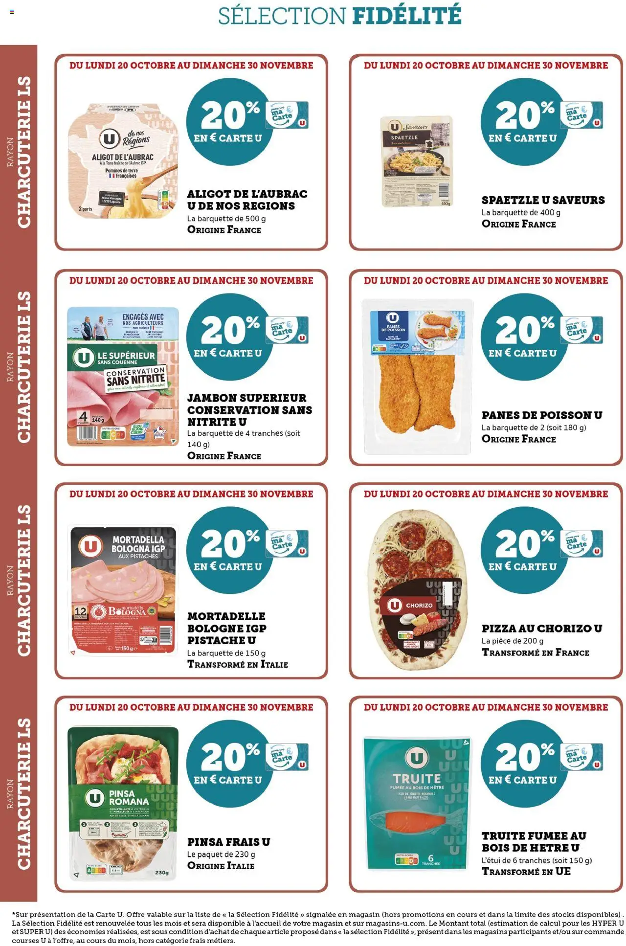 {H1} | Page: 2 | Produits: Pinsa, Truite fumée, Poisson, Pommes de terre