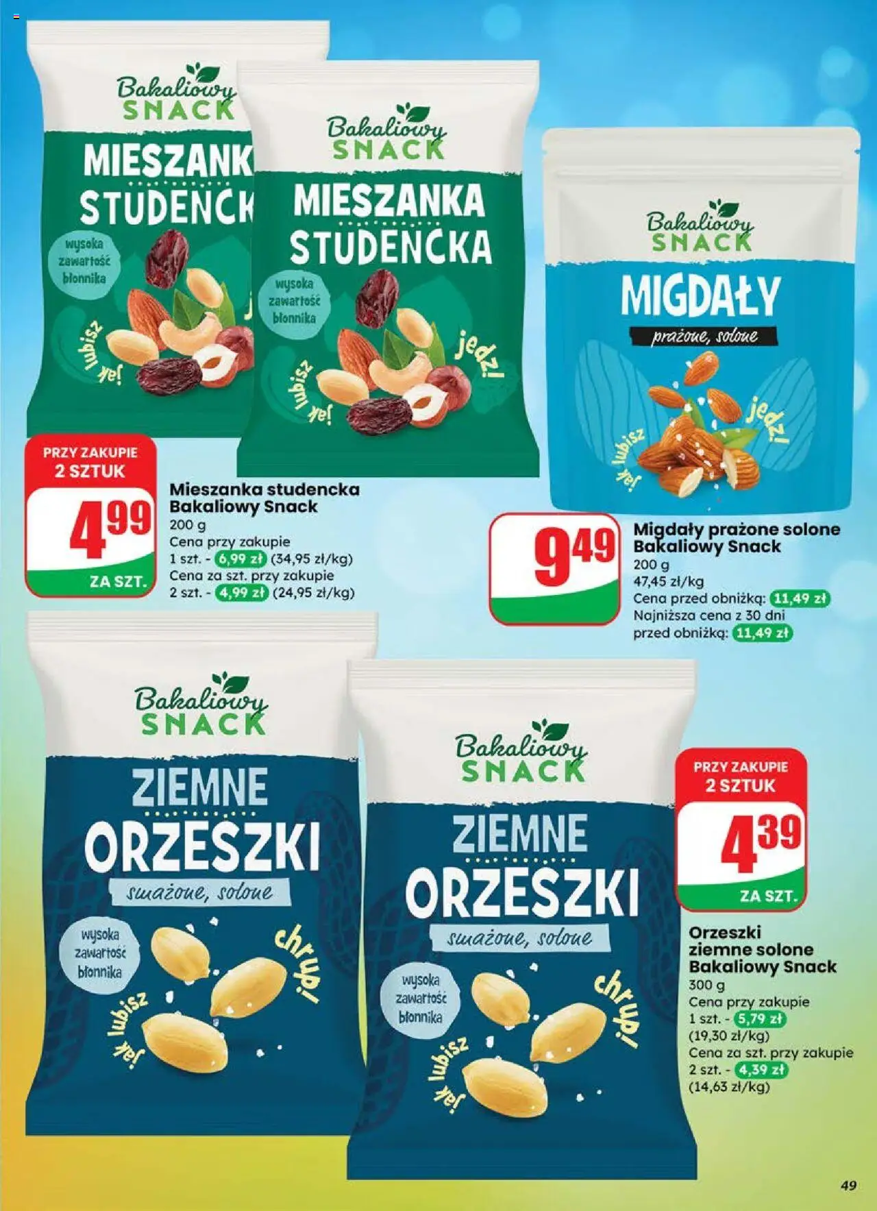 Dino Gazetka od 18.06.2025 | Strona: 49 | Produkty: Orzeszki ziemne