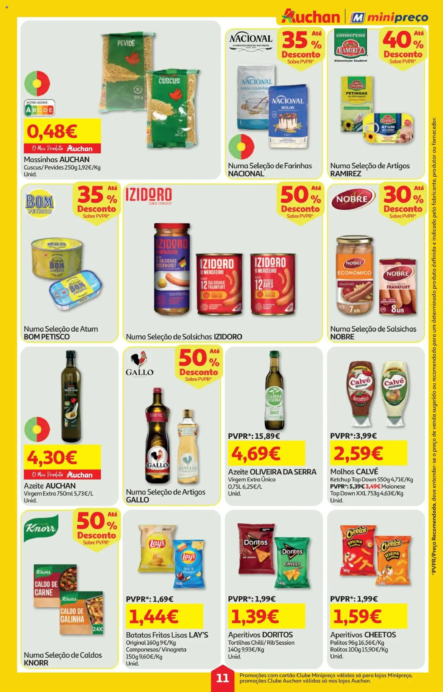 Minipreço folheto │ válido de 19.03.2026 | Página: 11 | Produtos: Azeite, Carne, Cereais, Ketchup