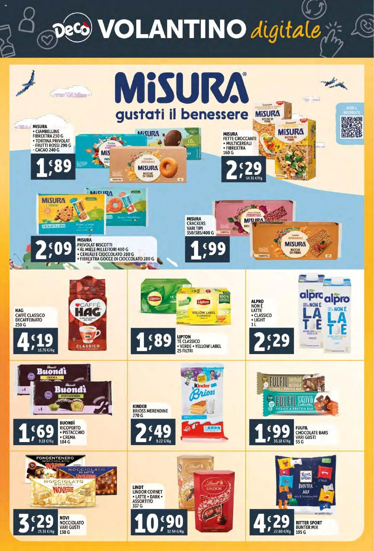 Volantino Decò del 02.12.2025 | Pagina: 32 | Prodotti: Cereali, Biscotti, Cacao, Miele