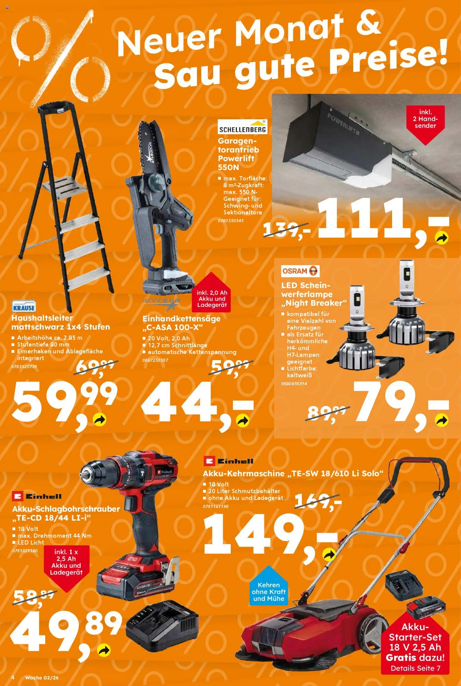 Globus Baumarkt prospekt Weinstadt-Endersbach – gültig ab 05.01.2026 | Seite: 4 | Produkte: Ladegerät