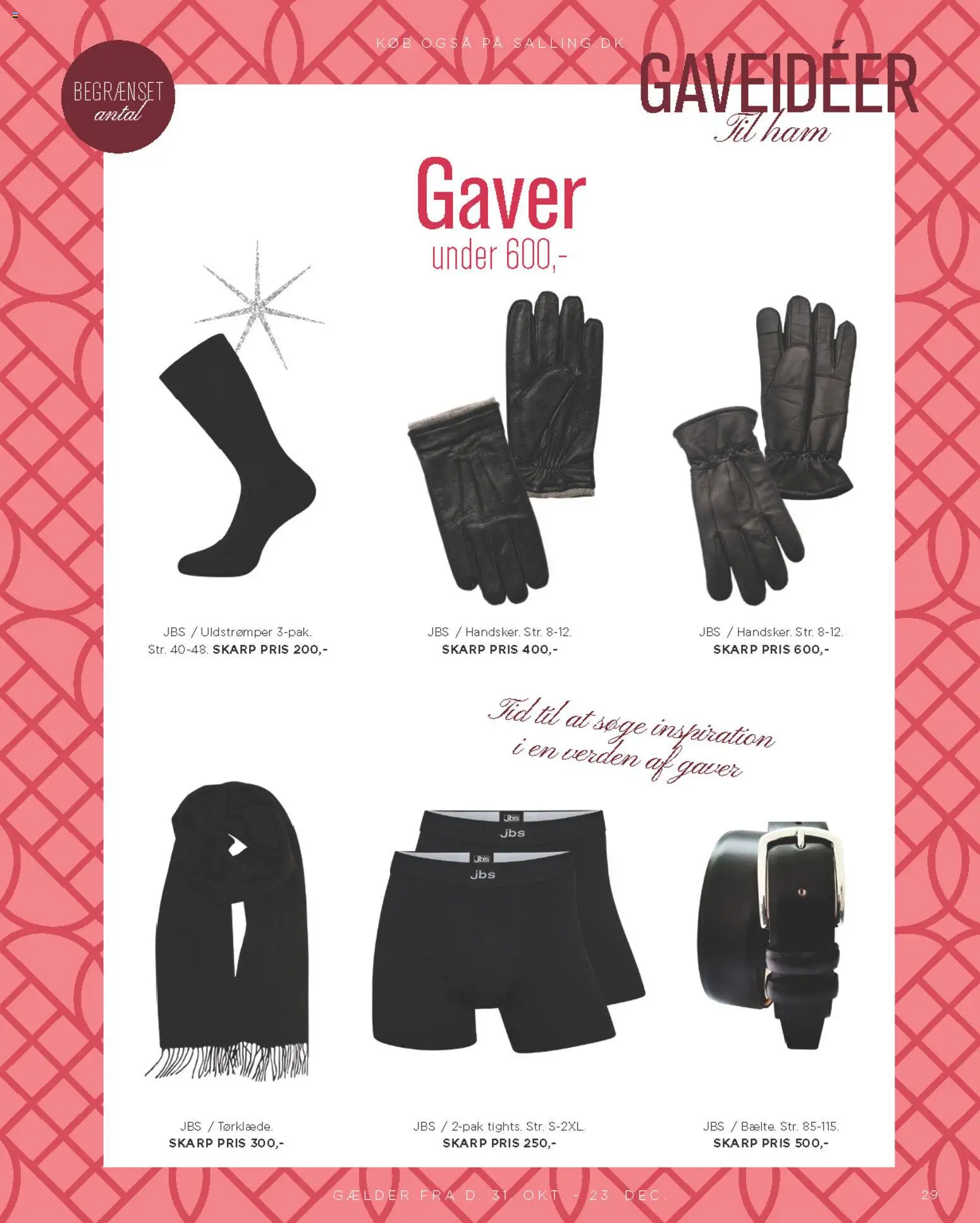 Salling tilbudsavis – gyldig fra 01.11.2025 | Side: 29