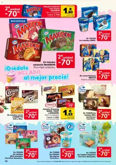Carrefour folleto │ válido desde el 24.07.2025 | Página: 24 | Productos: Helado