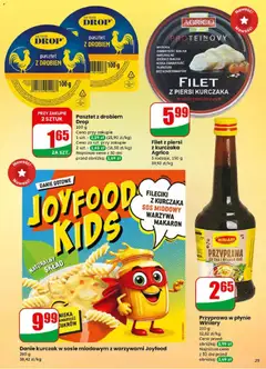 Pogląd oferty "Danie kurczak w sosie miodowym z warzywami Joyfood, 260 g" - ważna od 25.02.2026 | Strona: 25 | Produkty: Kurczak, Piersi, Makaron, Warzywa