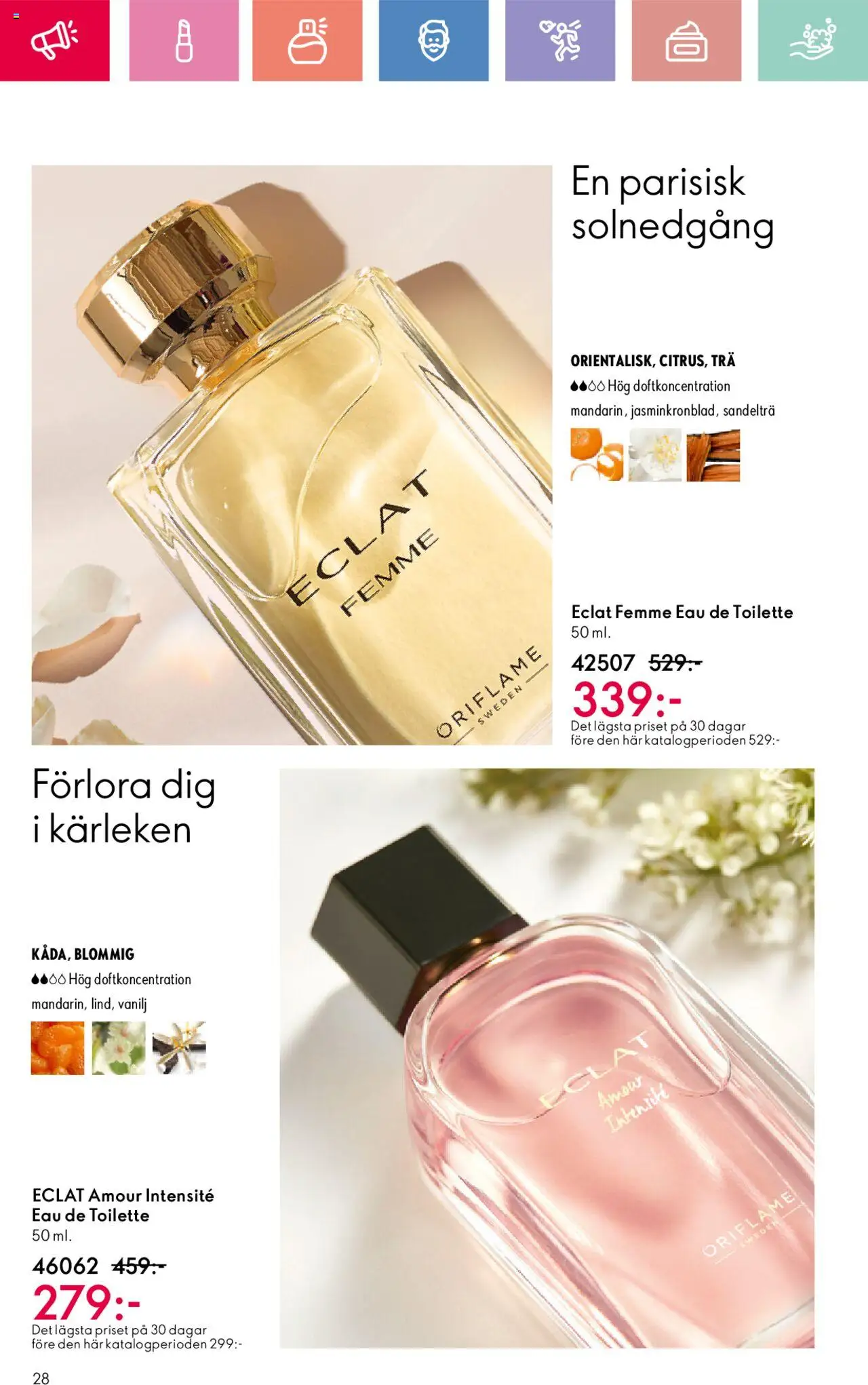 Oriflame reklamblad aktuell från 01.06.2025 | Sida: 28 | Produkter: Eau de toilette