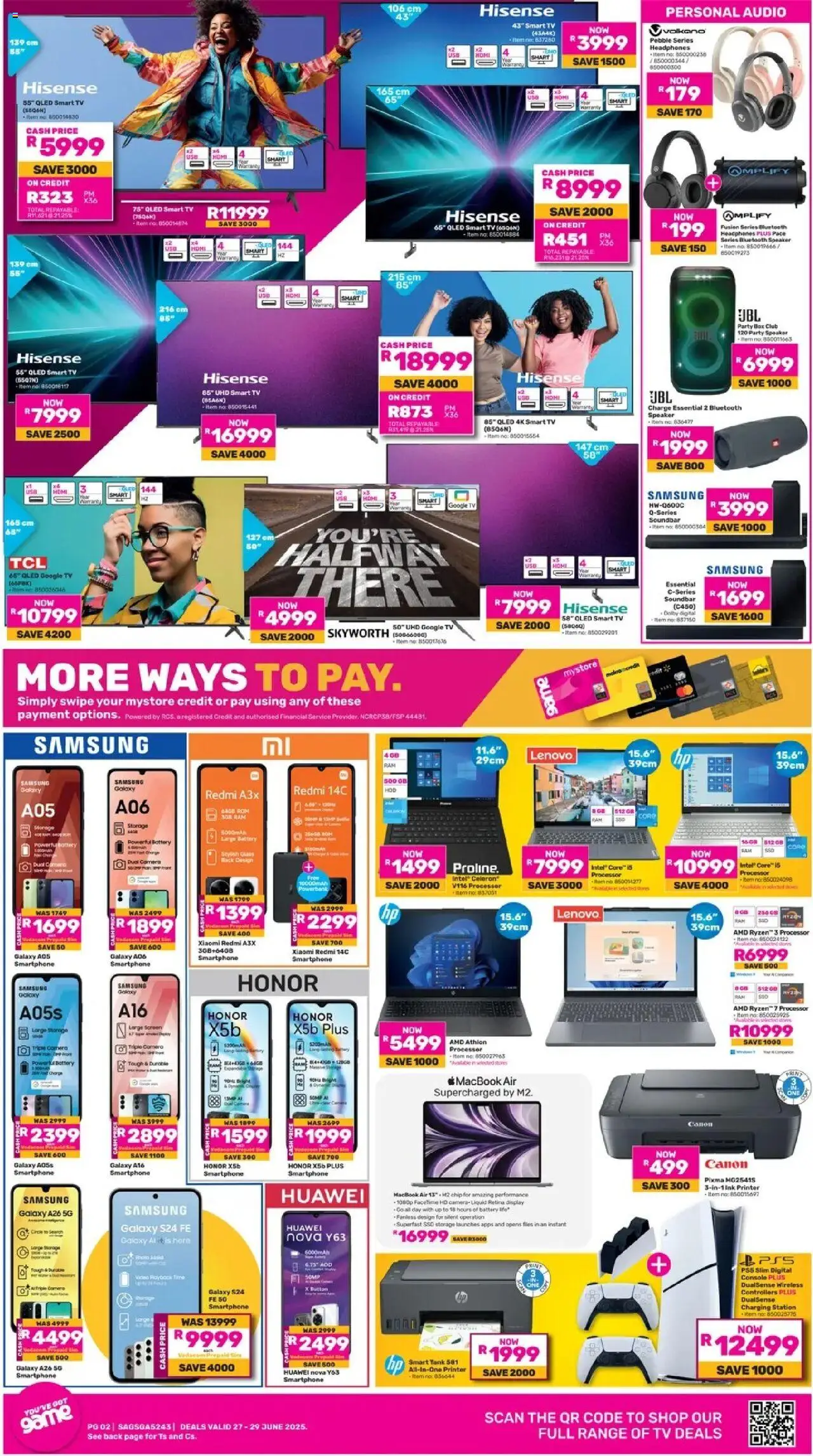 Game - Halfway Day valid from 27.06.2025 | Page: 2 | Products: Smartphone, Printer, Audio, Battery