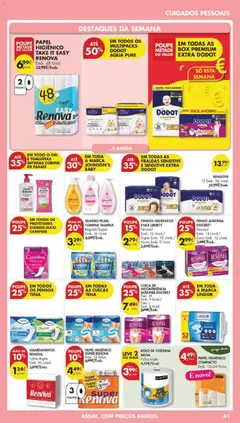 Pré-visualização PAPEL HIGIÉNICO TAKE IT EASY RENOVA, 48 rolls of toilet paper válido de 31.03.2026 | Página: 45
