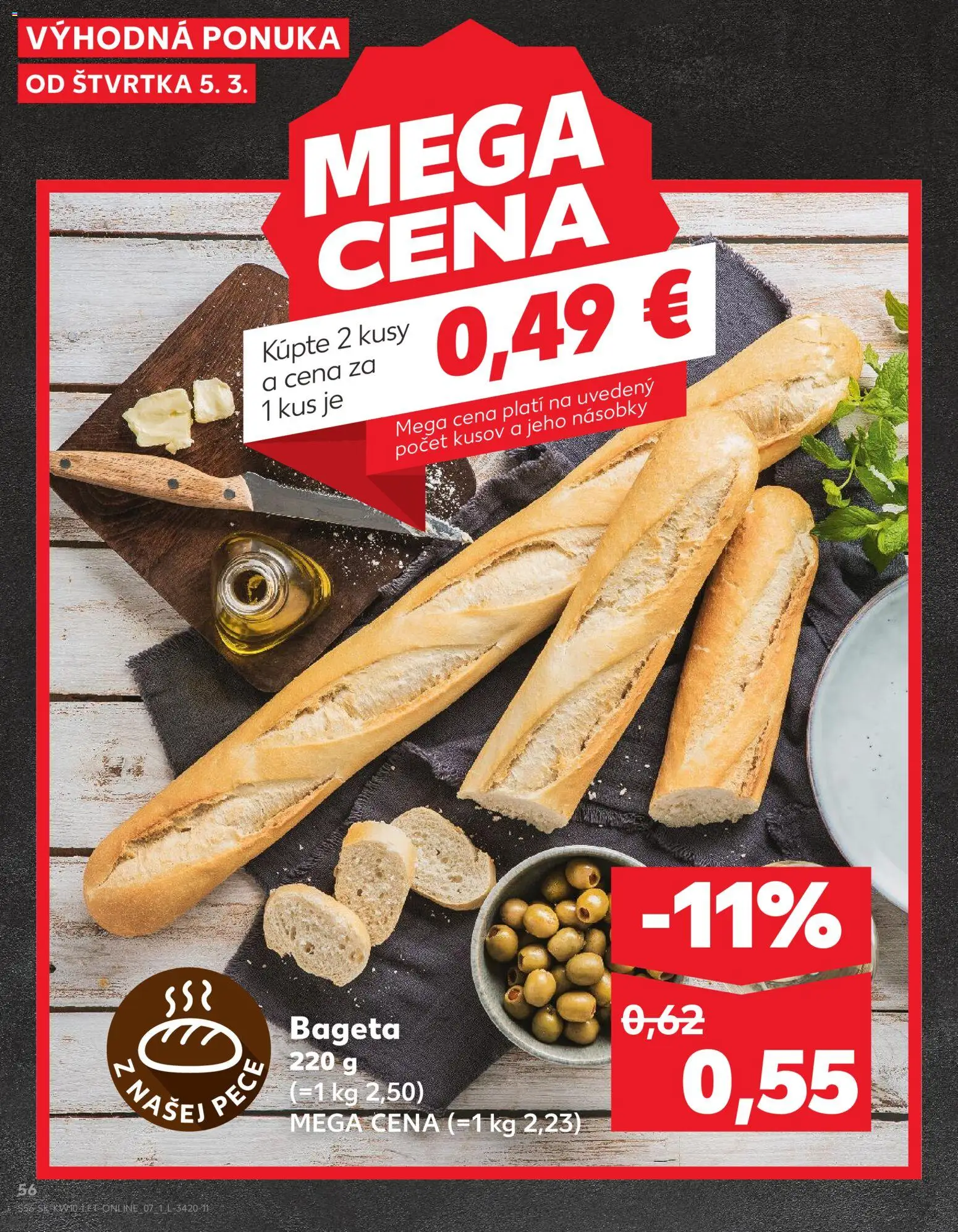 Kaufland SK akciós ujság - amely érvényes a következő dátumtól: 05.03.2026 | Oldal: 56