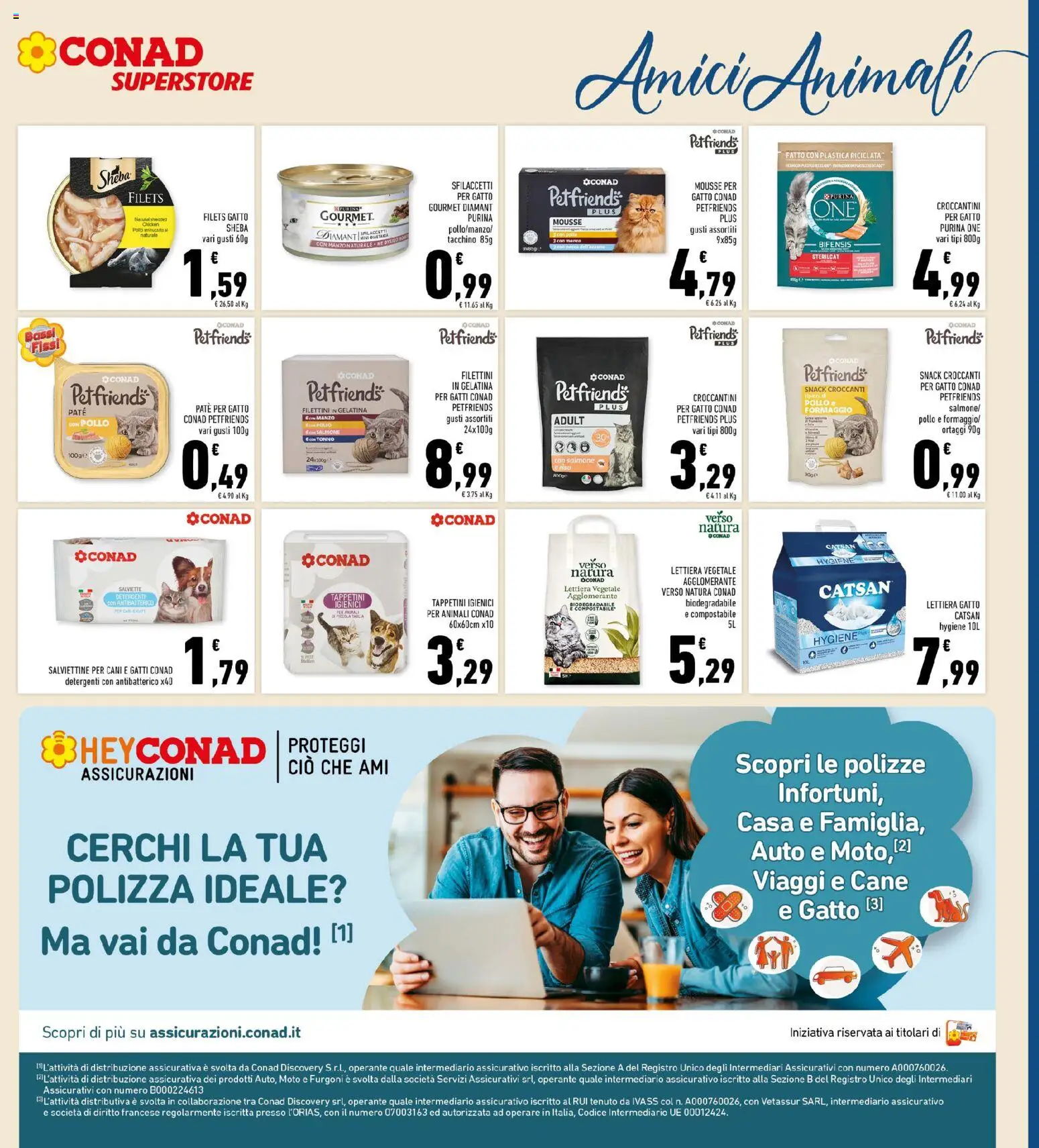 Volantino Conad del 08.04.2026 | Pagina: 23 | Prodotti: Paté, Salmone, Formaggio, Mango