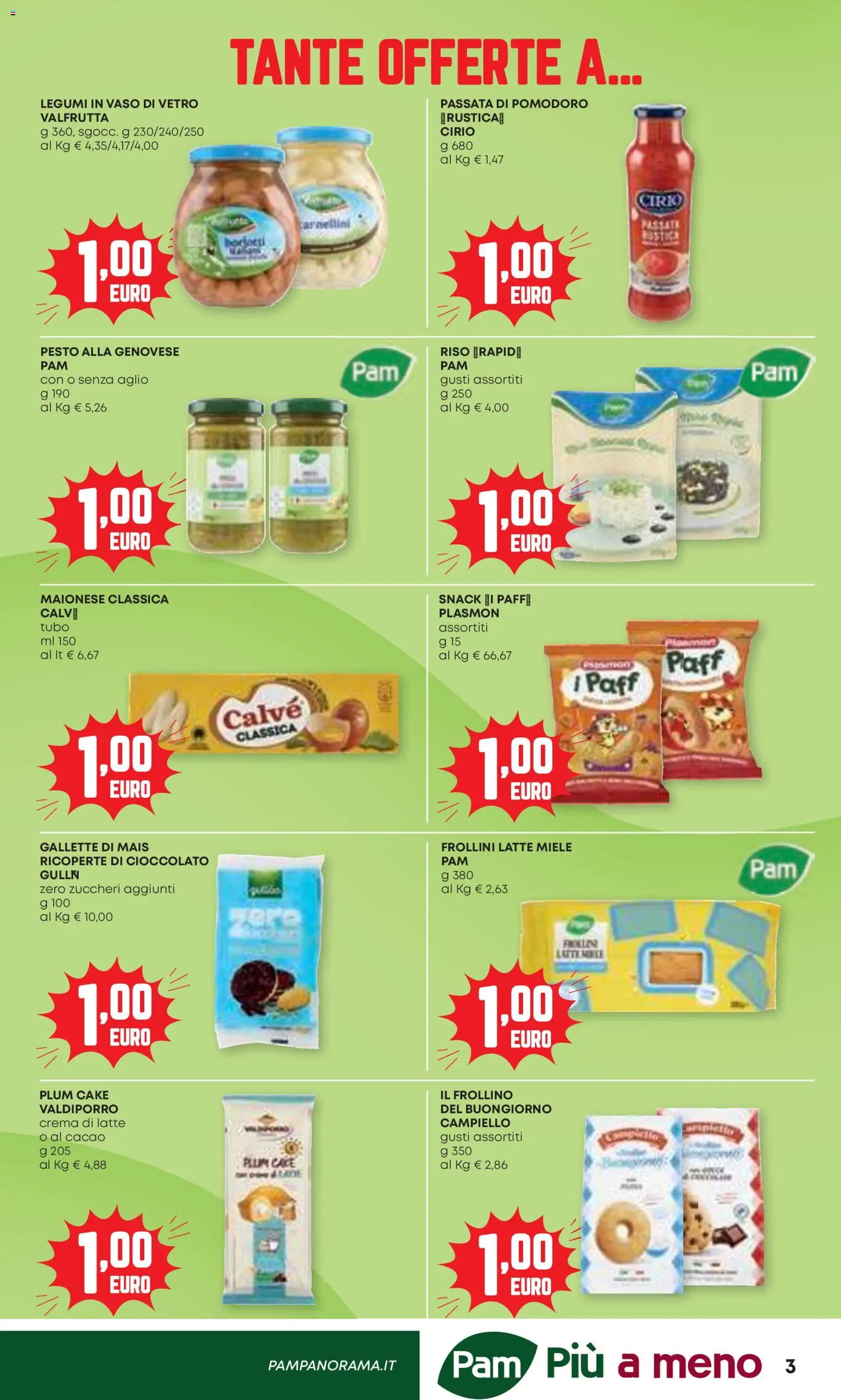 Volantino Panorama del 07.04.2026 | Pagina: 3 | Prodotti: Maionese, Pomodoro, Tubo, Frollini