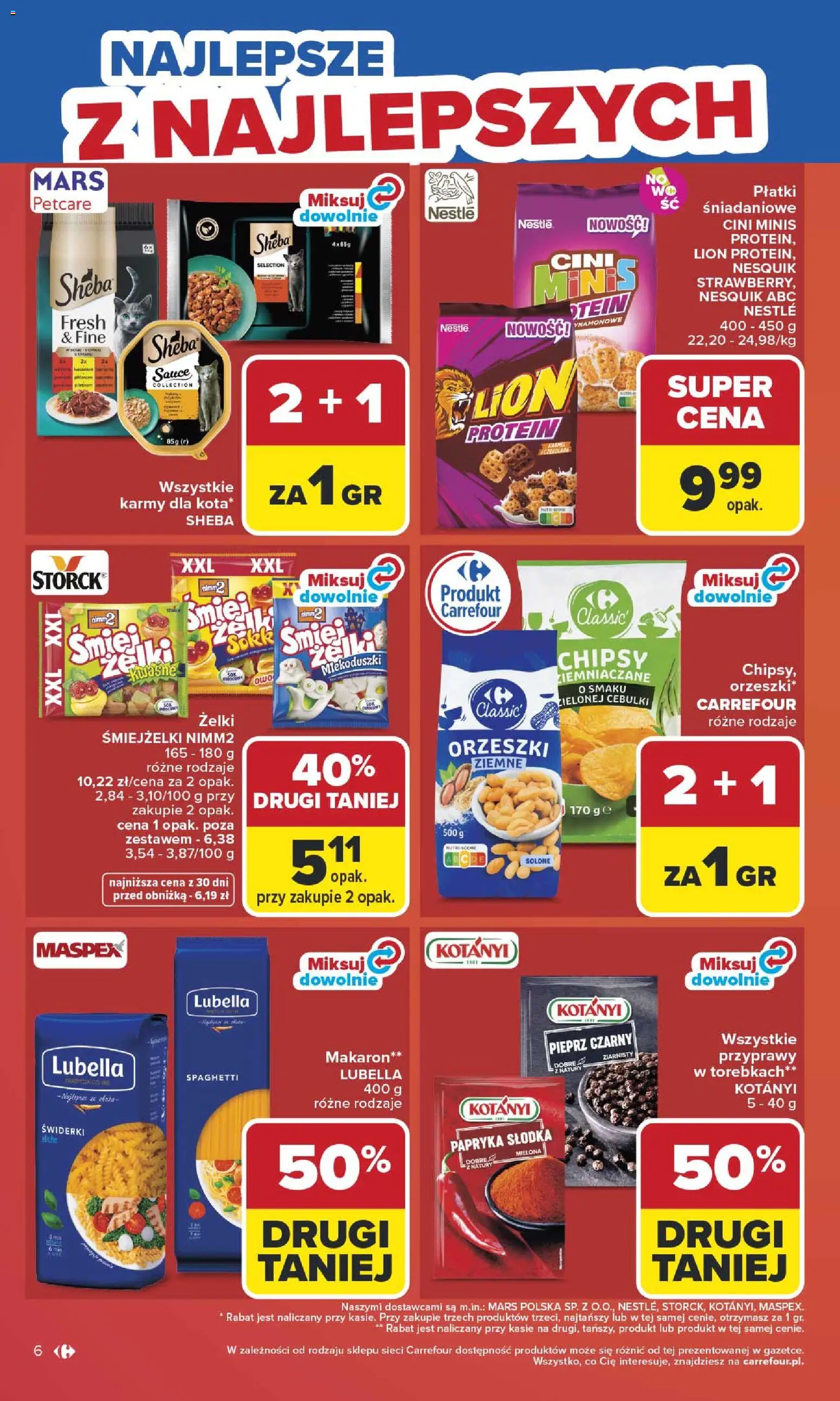 Carrefour gazetka od 27.04.2026 | Strona: 8 | Produkty: Orzeszki ziemne, Żelki, Płatki, Przyprawy