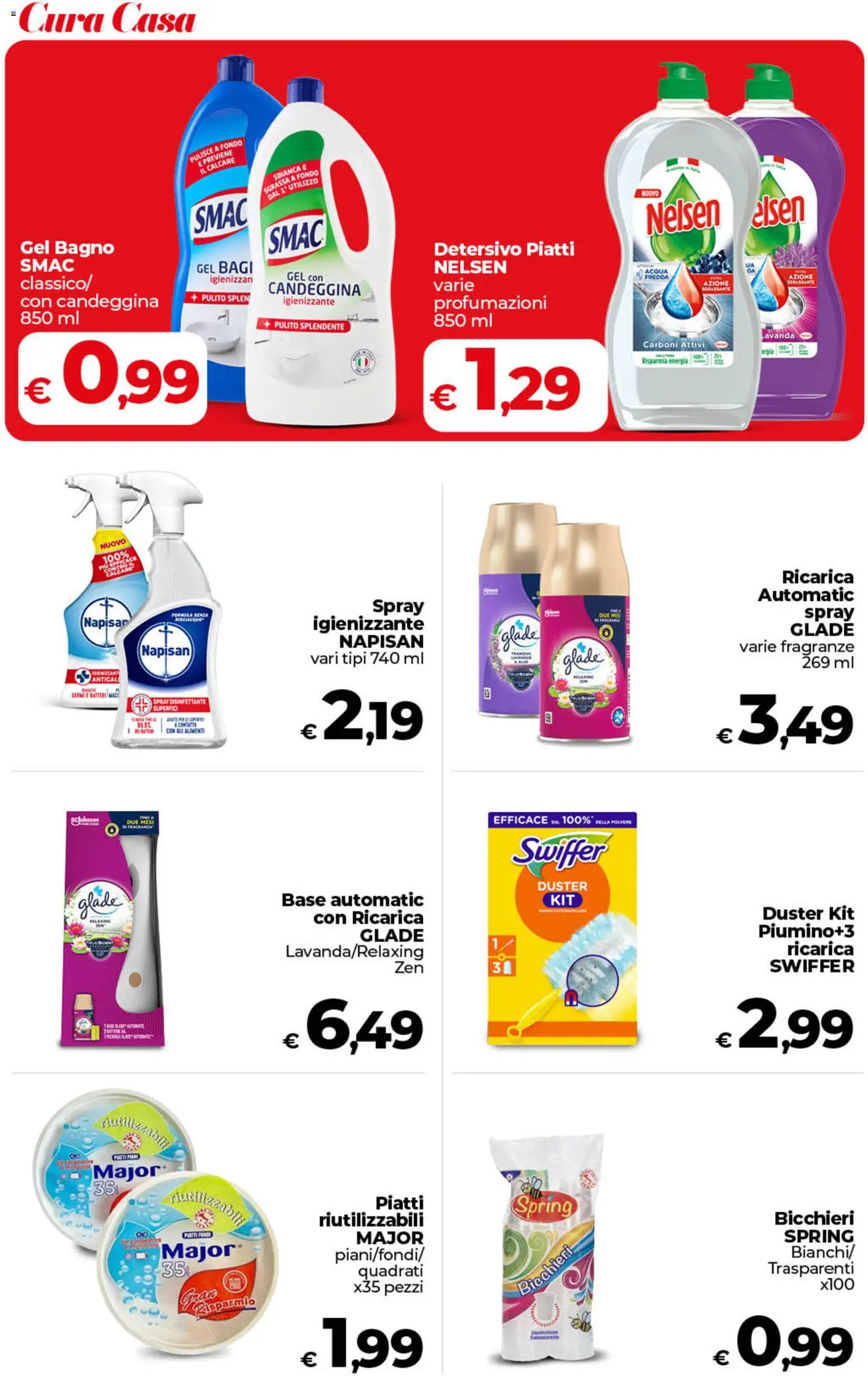 Volantino COOP del 17.03.2026 | Pagina: 41 | Prodotti: Spray disinfettante, Candeggina, Acqua, Bagno