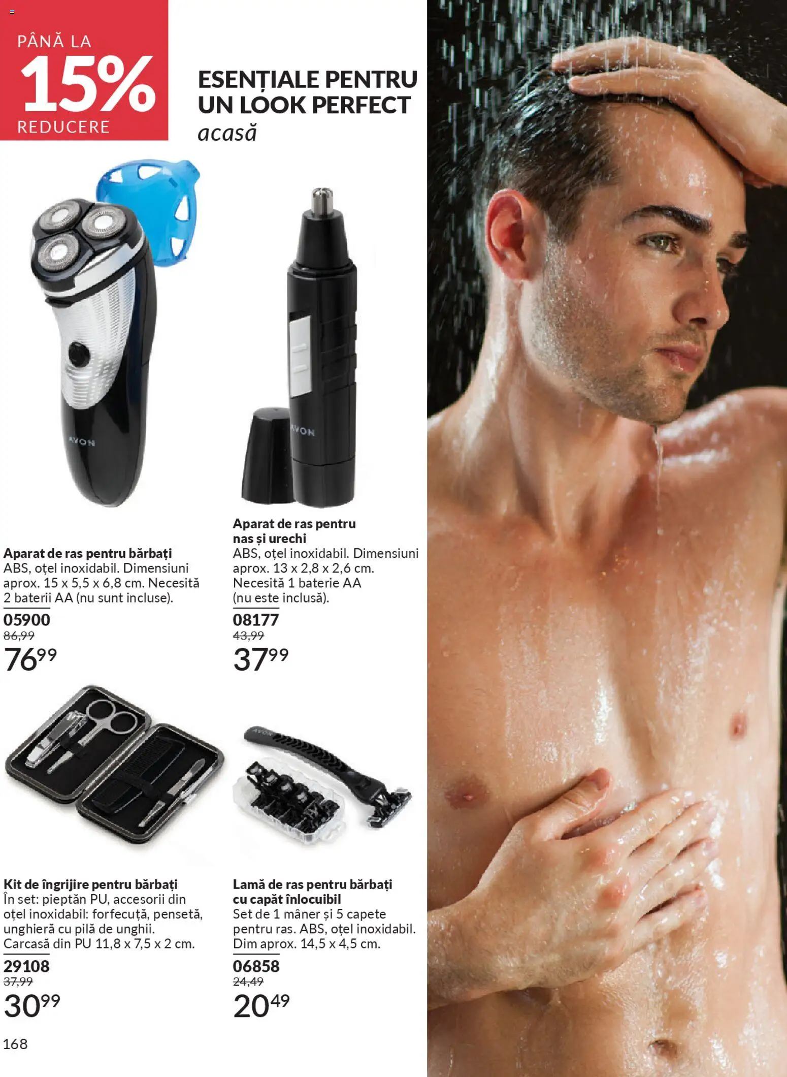 Noul catalog Avon – valabil de la 01.02.2026 | Pagină: 170 | Produse: Trimmer, Carcasă, Aparat De Ras, Mâner