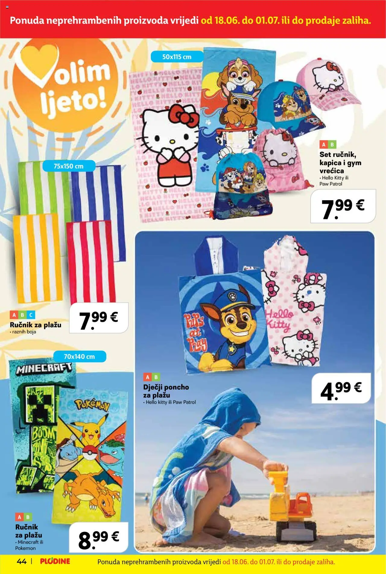 Plodine katalog | vrijedi od 18.06.2025 | Stranica: 44 | Proizvodi: Ručnik