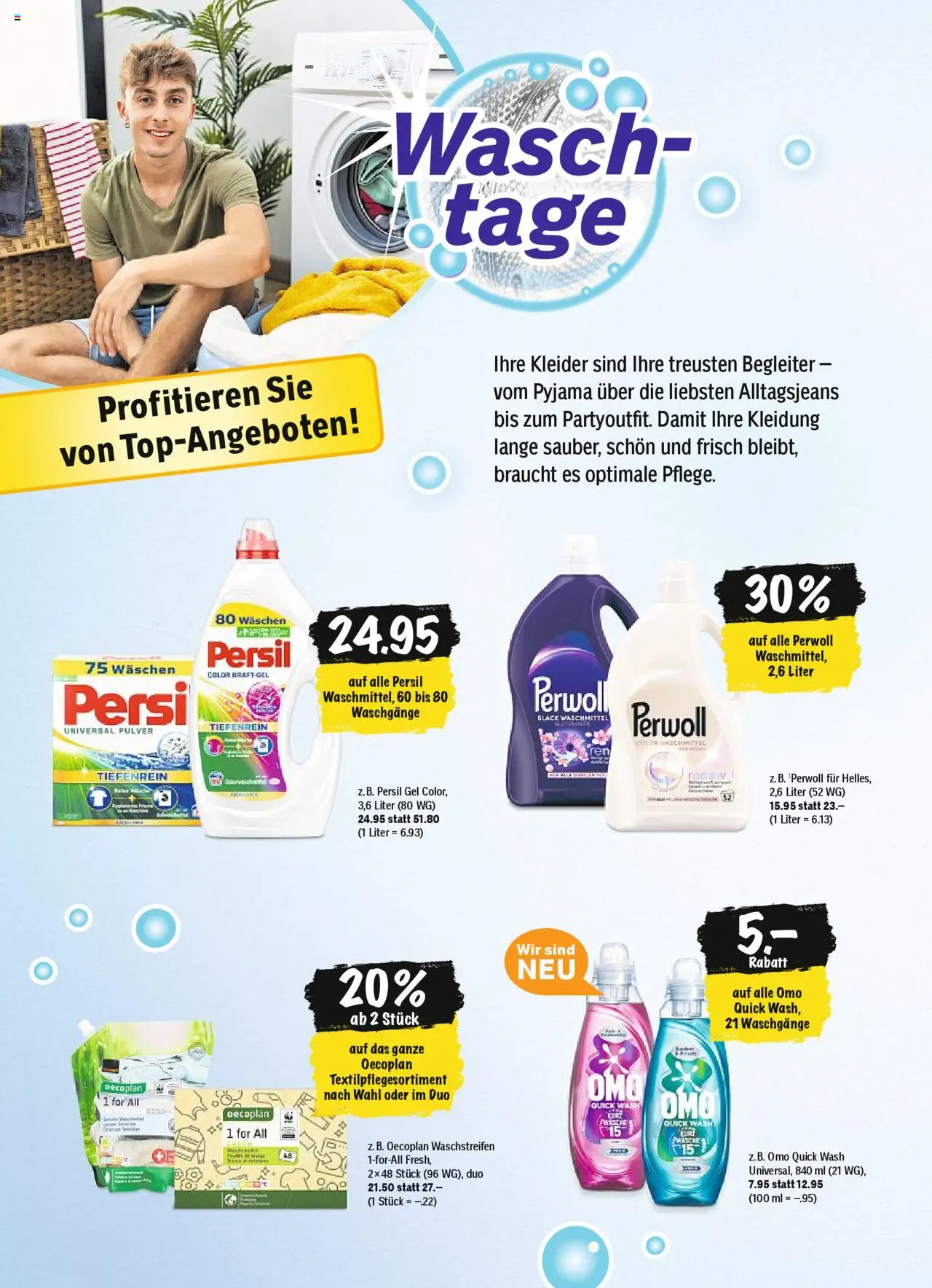 Coop Magazin ab 18.06.2025 | Seite: 74 | Produkte: Pulver, Waschmittel, Kleider, Pyjama