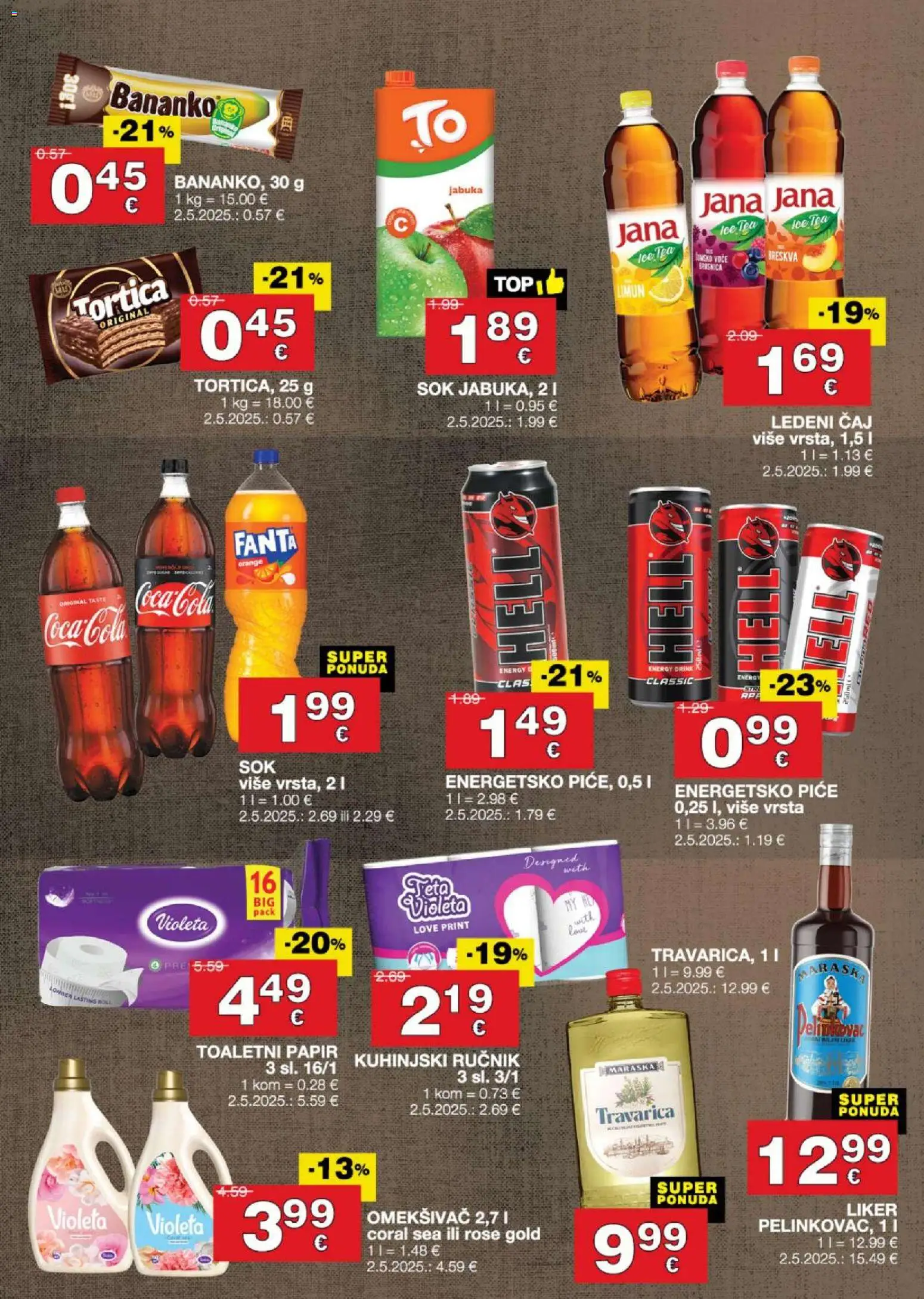 Stanić Diskont katalog | vrijedi od 13.11.2025 | Stranica: 11 | Proizvodi: Sok, Voće, Violeta, Jabuka