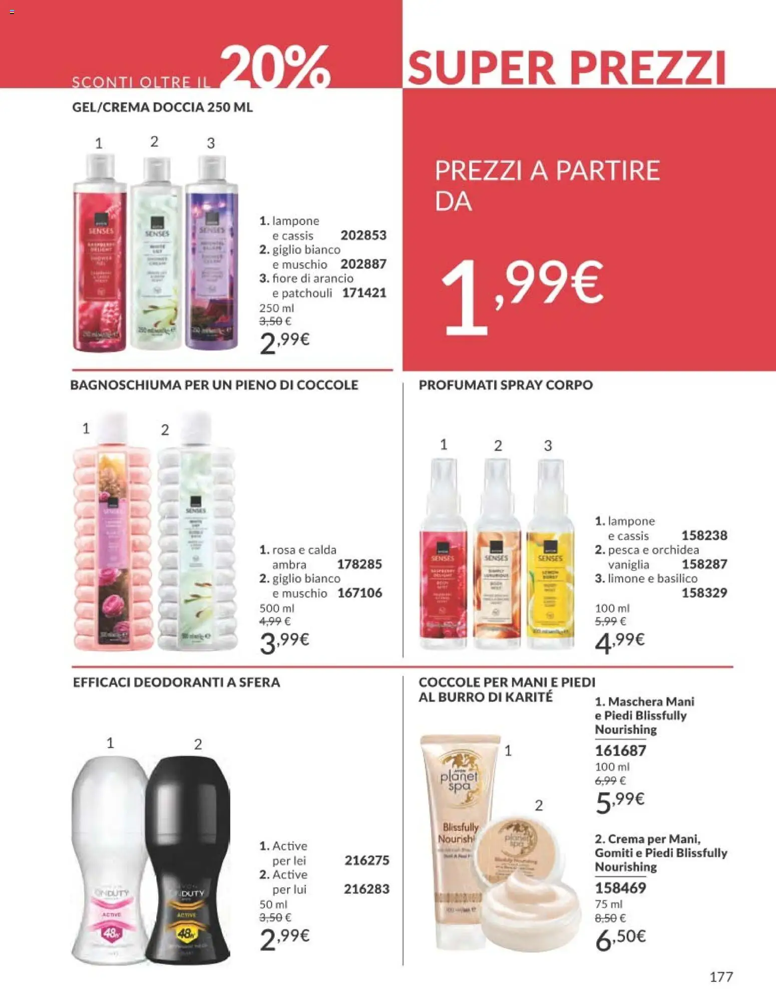 Volantino Avon del 01.02.2026 | Pagina: 177 | Prodotti: Crema, Maschera, Limone, Orchidea
