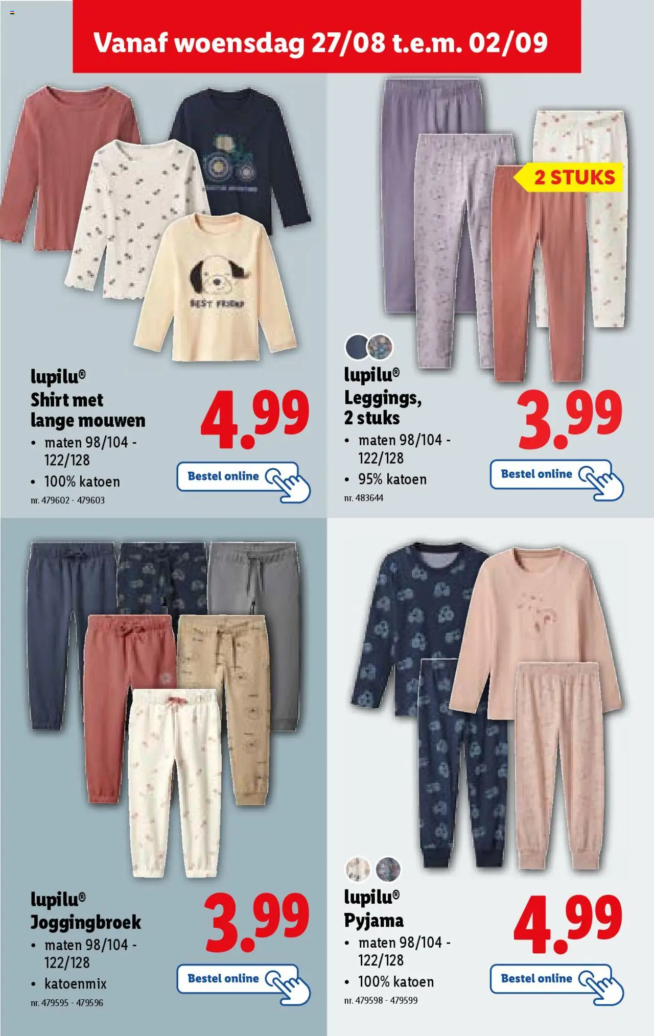  | Pagina: 37 | Producten: Leggings, Shirt, Pyjama