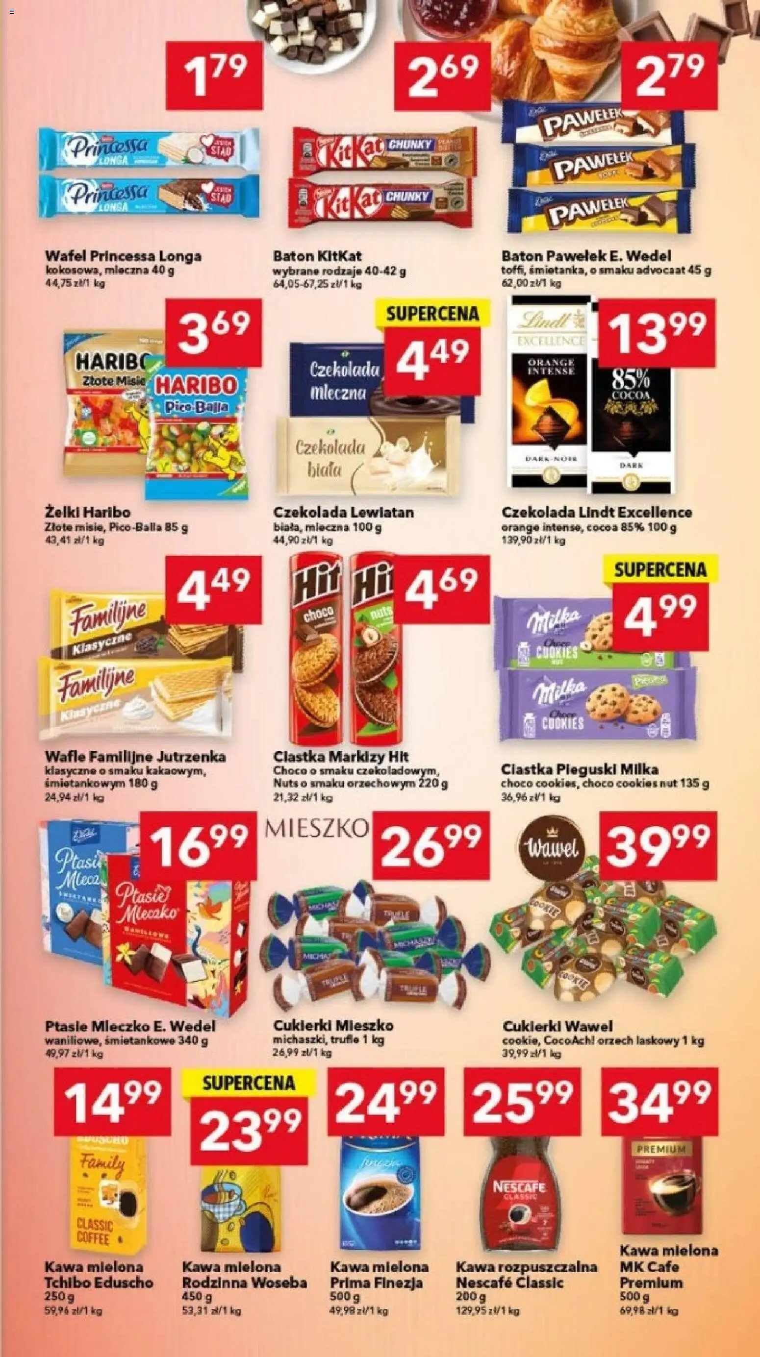 Lewiatan gazetka - Bydgoszcz od 20.11.2025 | Strona: 5 | Produkty: Żelki haribo, Tchibo, Ptasie mleczko, Żelki