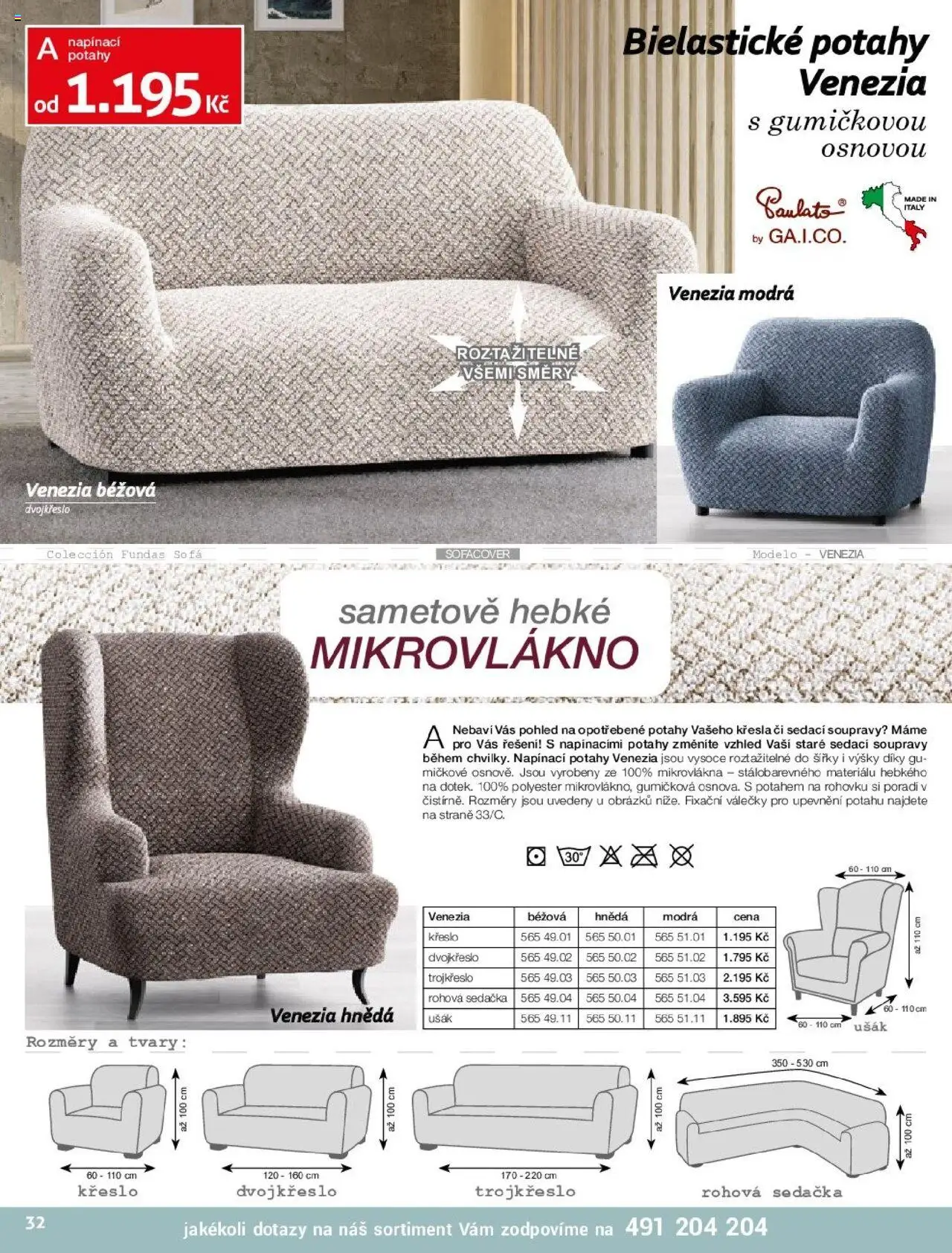 Decodoma katalog Podzim 2025 od 25.08.2025 | Strana: 32 | Produkty: Křesla, Sedačka, Křeslo