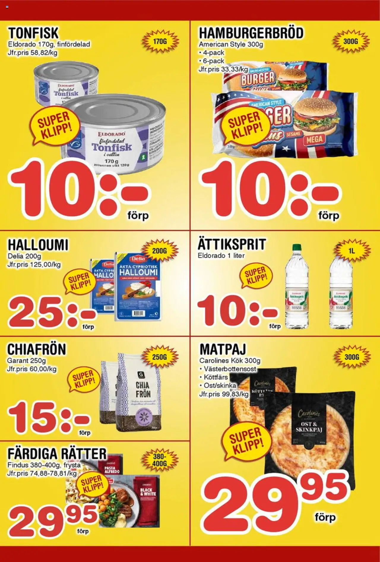 Nya Pulsen reklamblad aktuell från 25.08.2025 | Sida: 12 | Produkter: Hamburgerbröd, Halloumi, Ost, Tonfisk