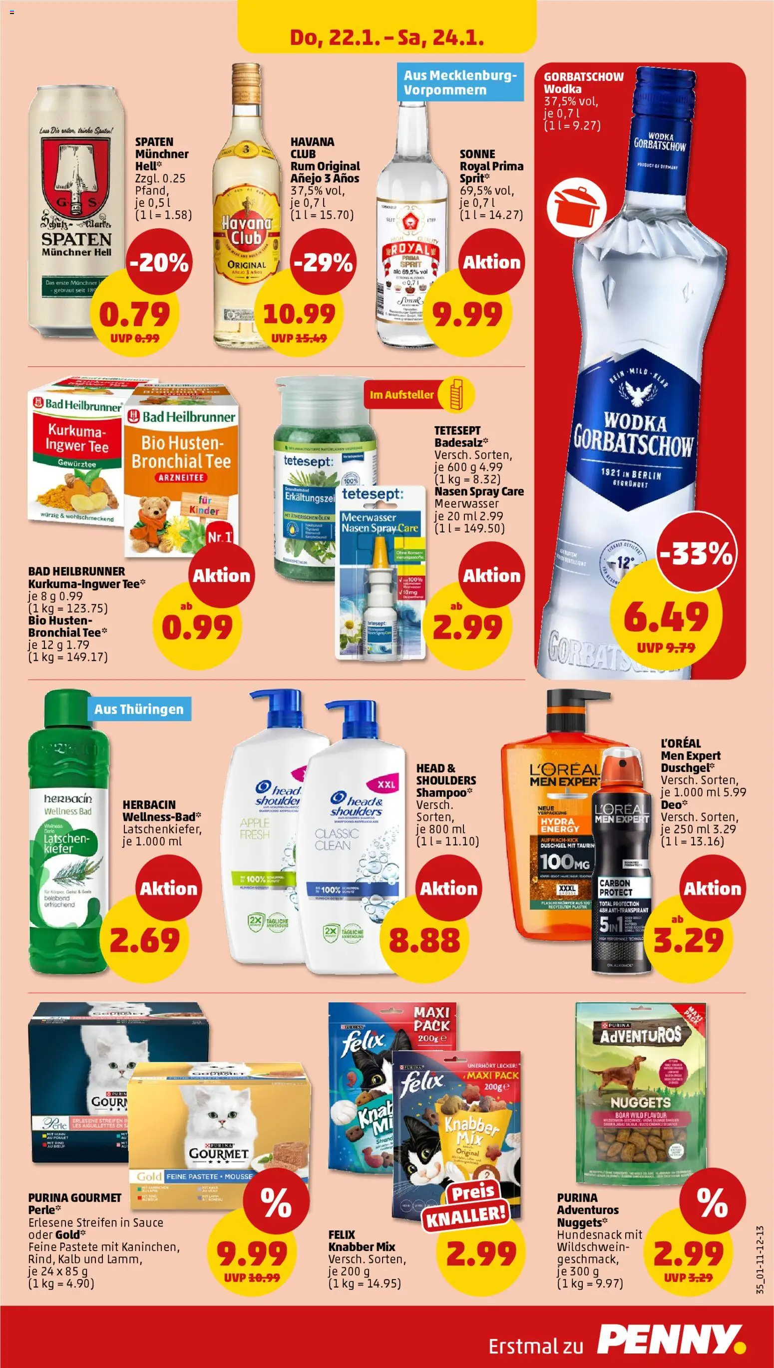 Penny Prospekt 	 – gültig ab 19.01.2026 | Seite: 37 | Produkte: Energy, Duschgel, Antitranspirant, Tee