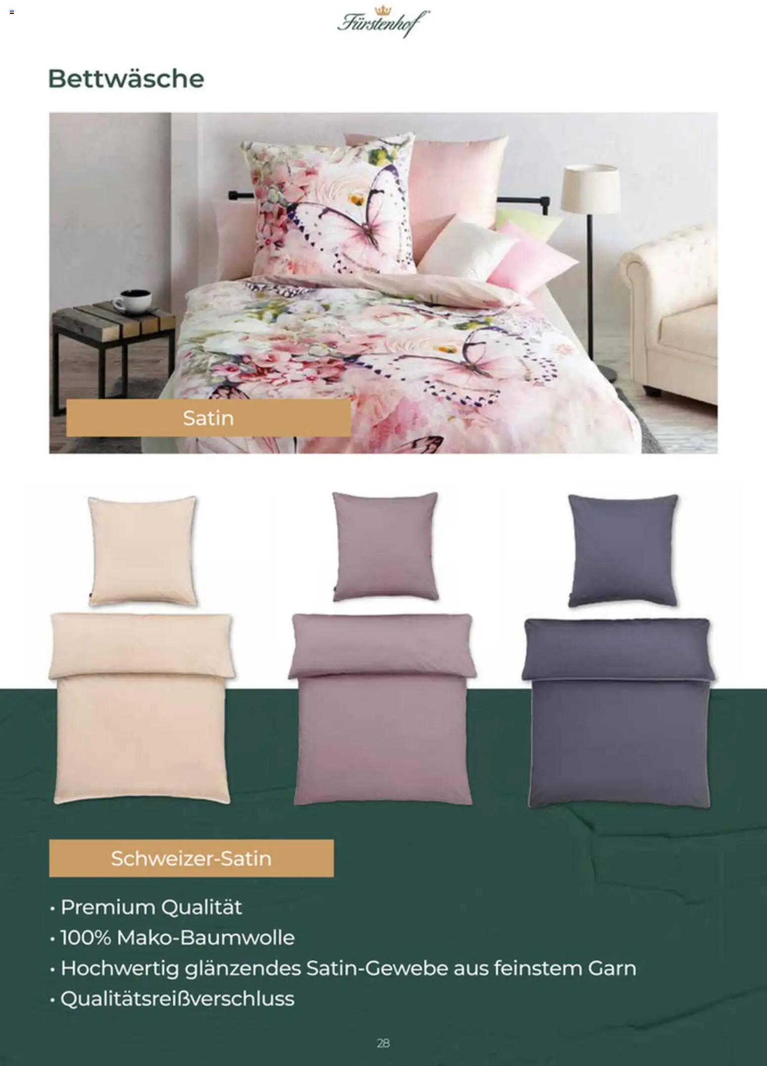 Segmüller Fürstenhof – gültig ab 15.12.2025 | Seite: 28 | Produkte: Bettwäsche
