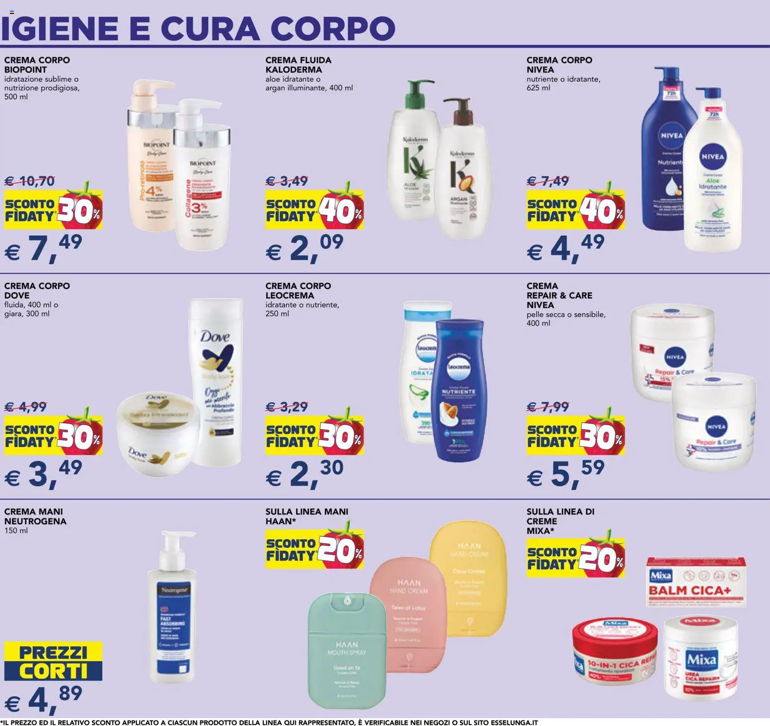 Volantino Esselunga S del 29.01.2026 | Pagina: 7 | Prodotti: Crema