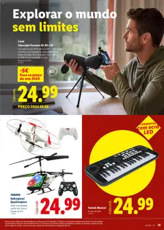 Pré-visualização Crivit Telescópio Terrestre 20-60 x 60, Com suporte para telemóvel na ocular - como monitor em direto, para fotografar ou para gravar vídeos Campo de visão: 29 m de largura com distância de 1000 m (com ampliação de 20x) válido de 17.10.2025 | Página: 35 | Produtos: Monitor, Teclado, Telemóvel, Telescópio