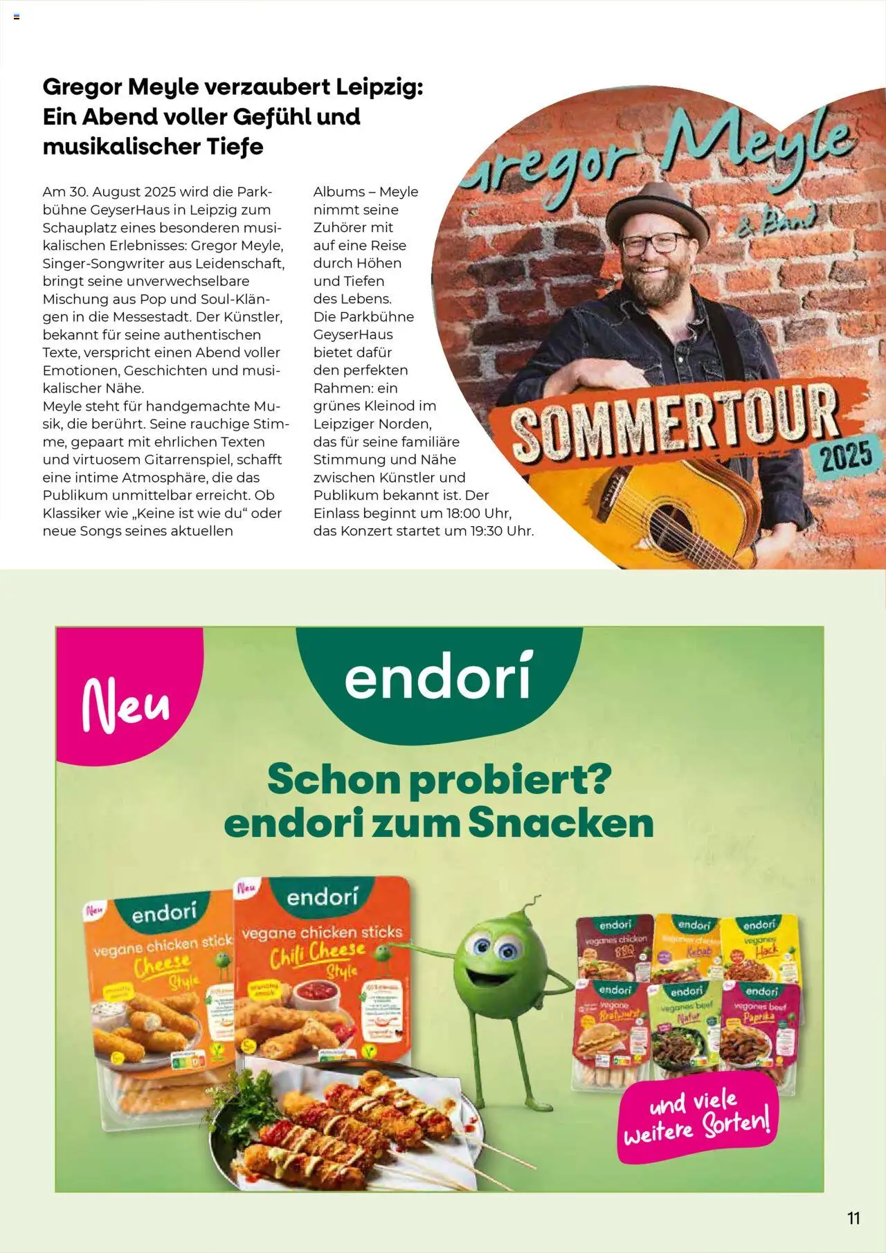 KONSUM Leipzig - Nah. Frisch. Freundlich. - gültig ab dem 28.07.2025 | Seite: 11 | Produkte: Bratwurst, Paprika, Chili