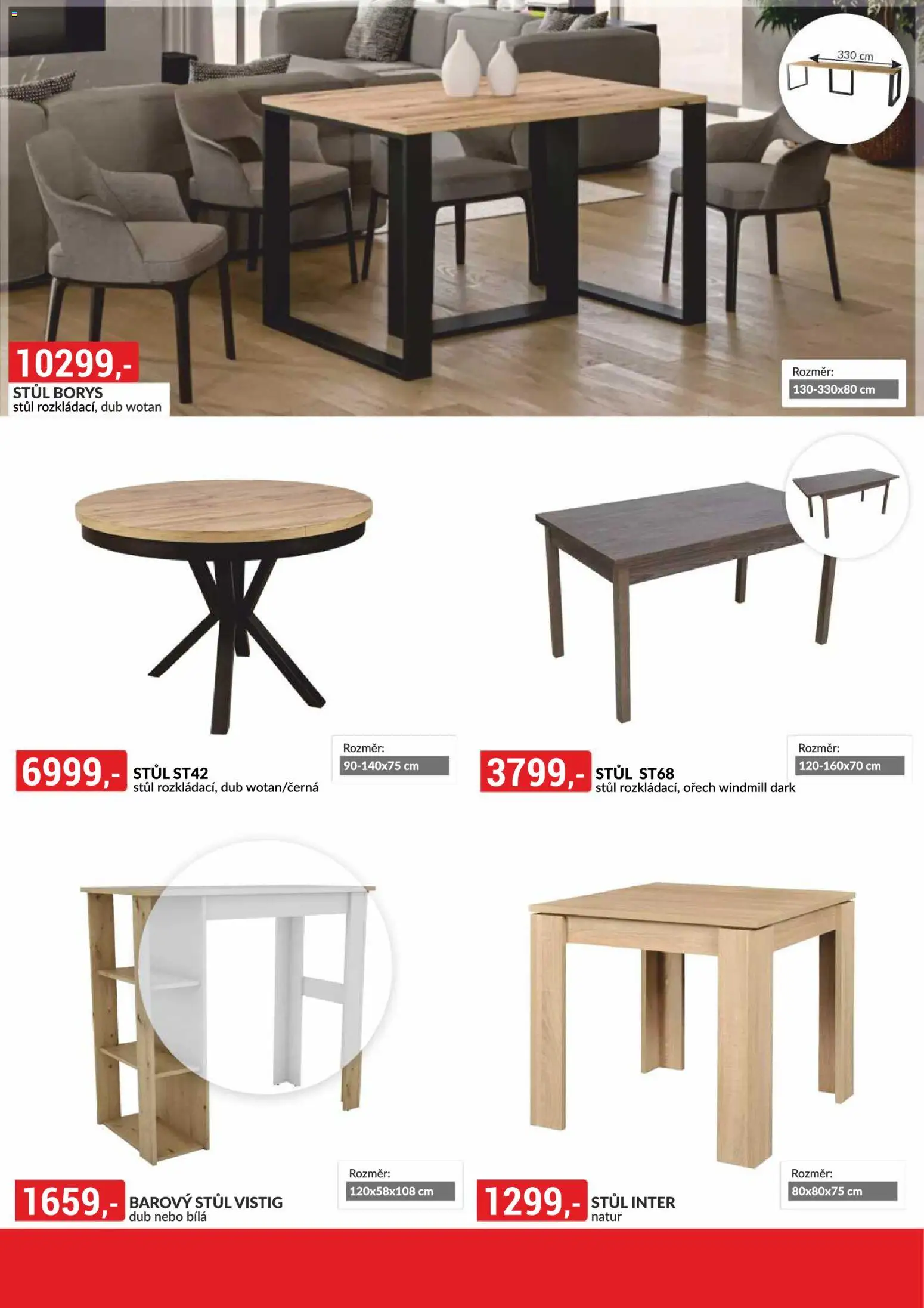 BAUMAX leták - Bydlení na míru podle vašeho stylu od 01.02.2026 | Strana: 15 | Produkty: Stůl