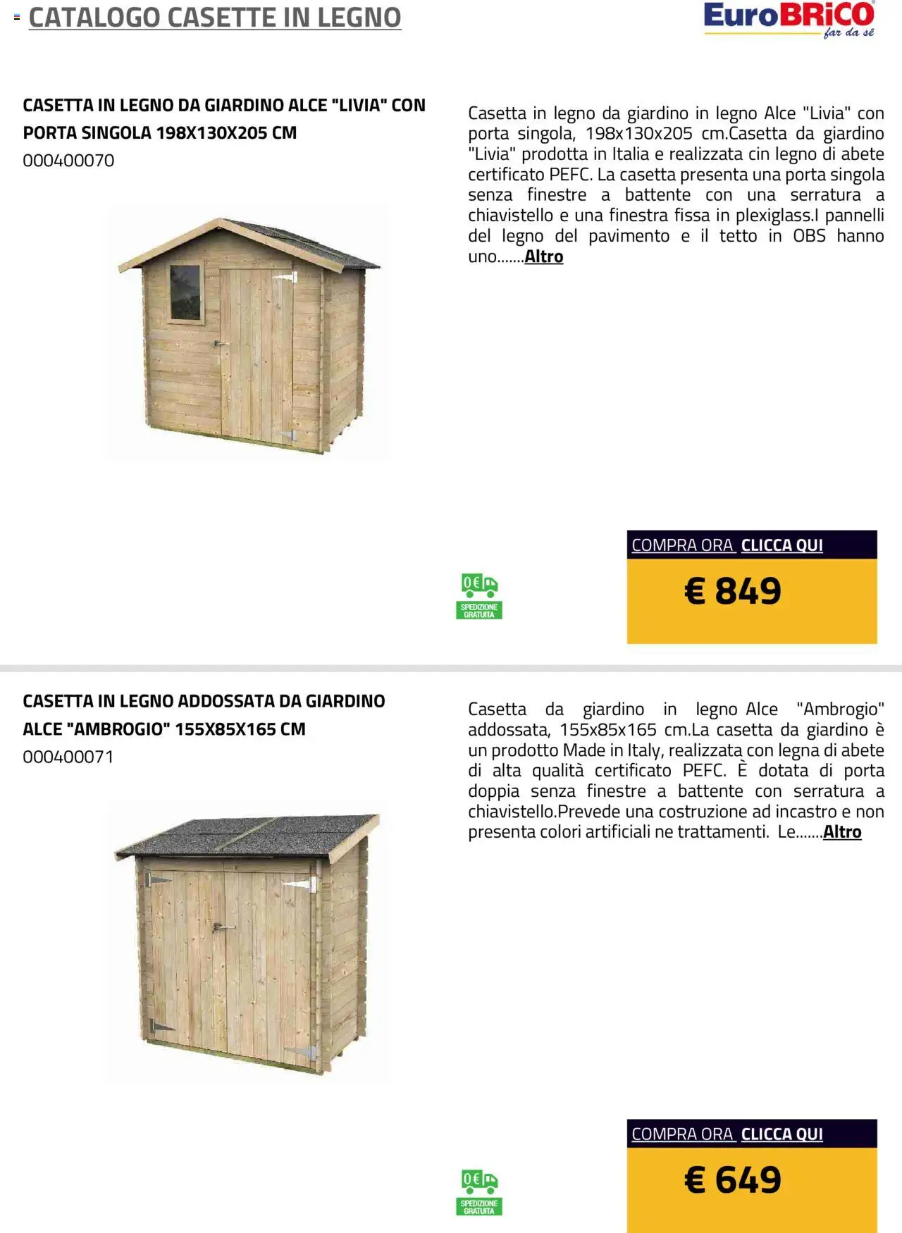 Volantino Eurobrico del 23.07.2025 | Pagina: 14 | Prodotti: Pavimento