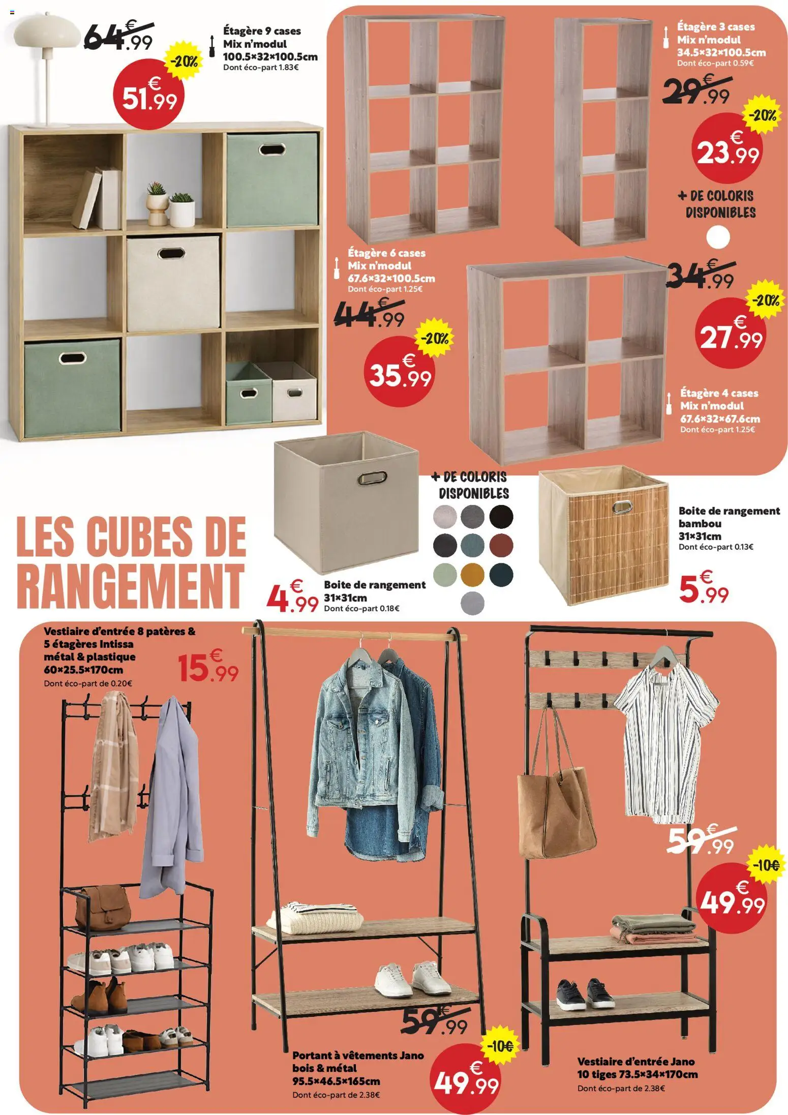 {H1} | Page: 11 | Produits: Étagère, Vêtements, Portant a vêtements, Boîte de rangement
