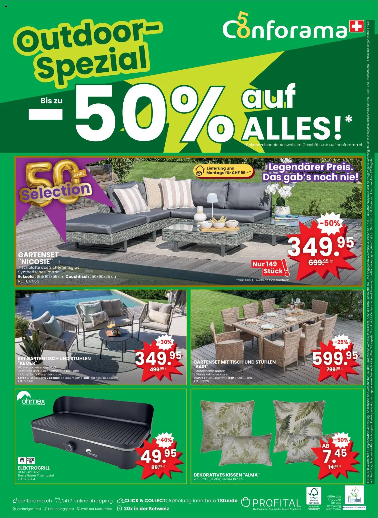 Conforama aktionen Primavera – gültig ab 01.04.2026 | Seite: 24 | Produkte: Kissen, Sofa, Couchtisch, Ecksofa