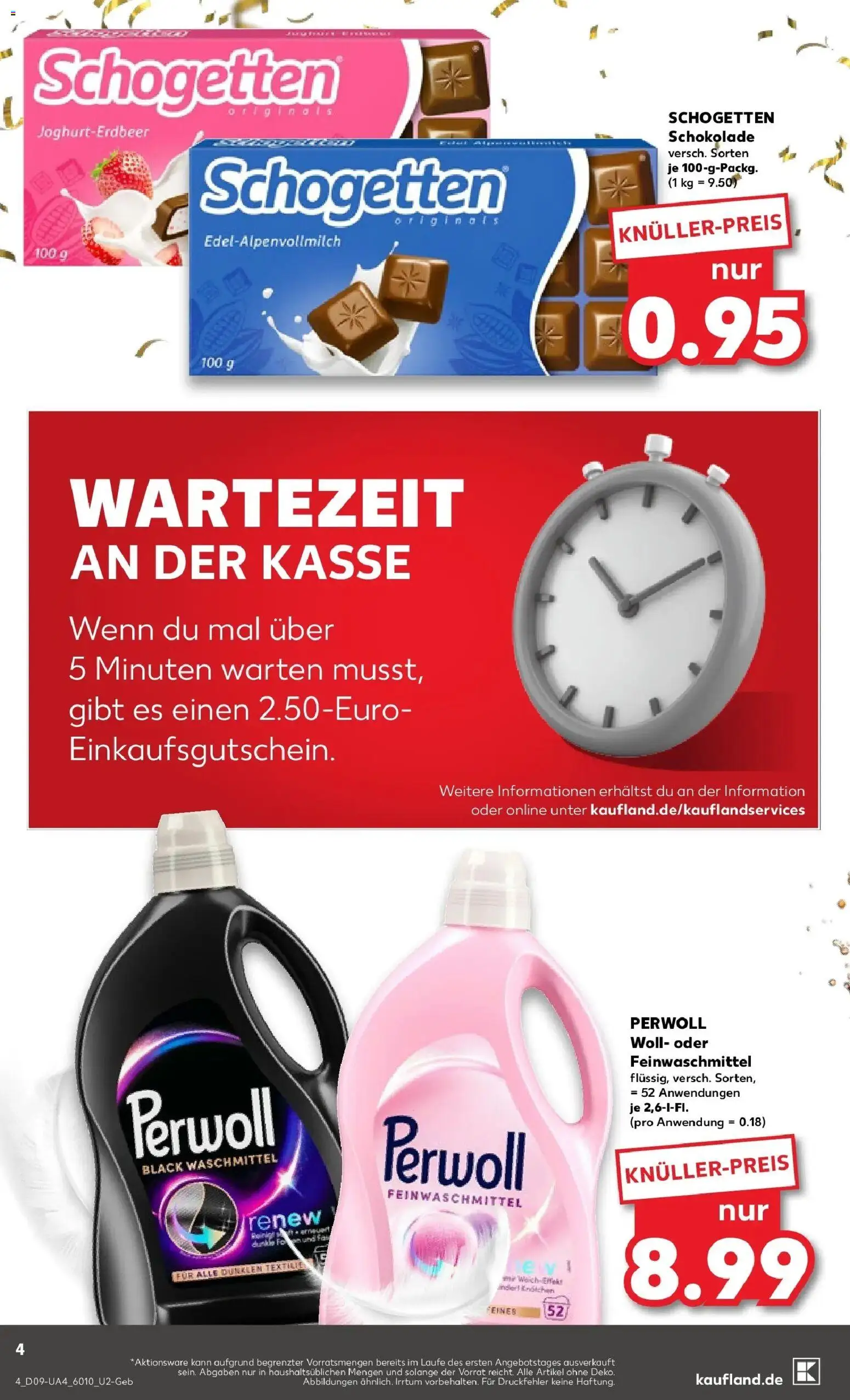 Kaufland prospekt Neusäß	 – gültig ab 26.02.2026 | Seite: 4 | Produkte: Schokolade, Perwoll, Waschmittel, Schogetten