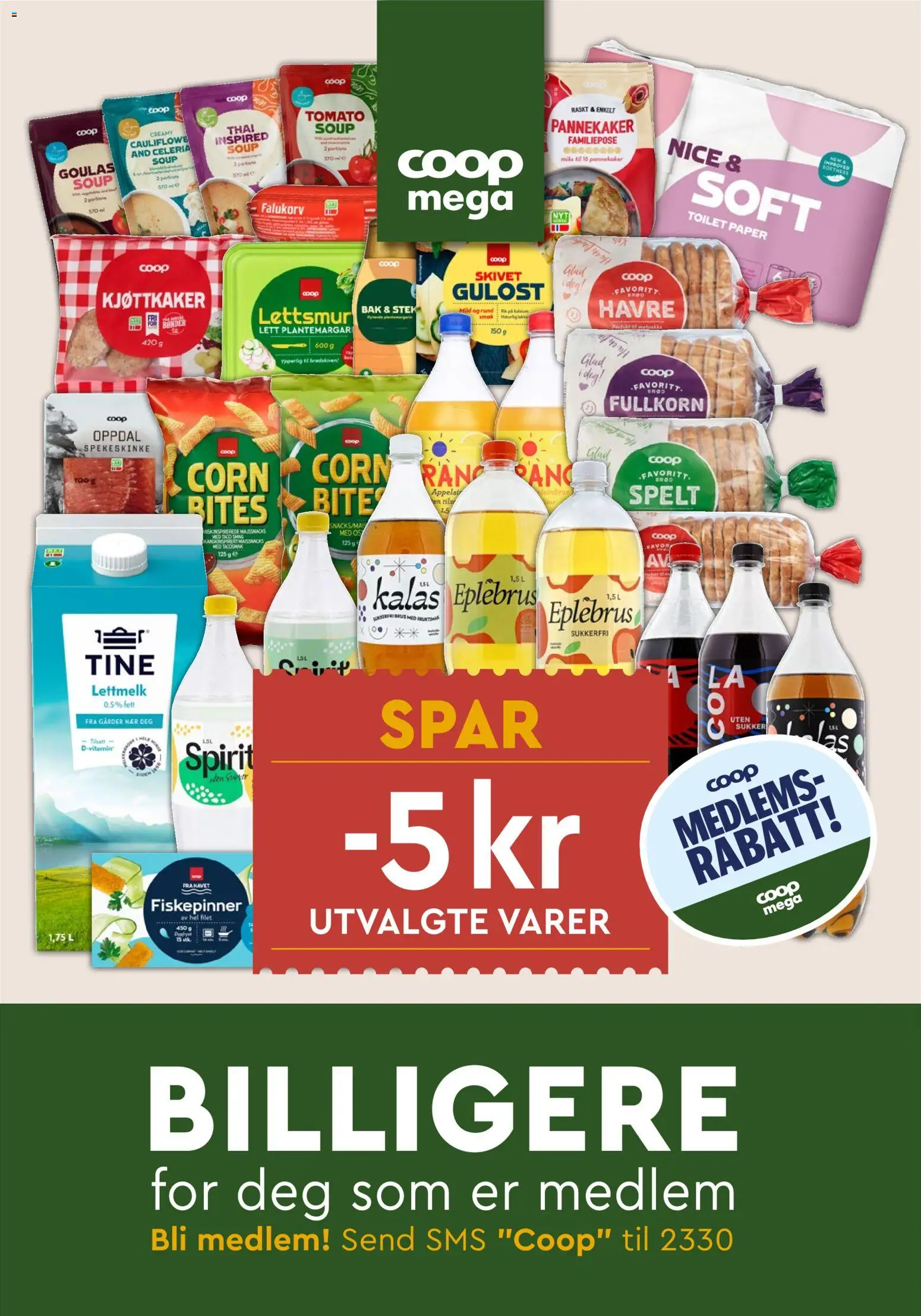 {H1} | Side: 10 | Produkter: Brød, Gulost, Snacks, Brus