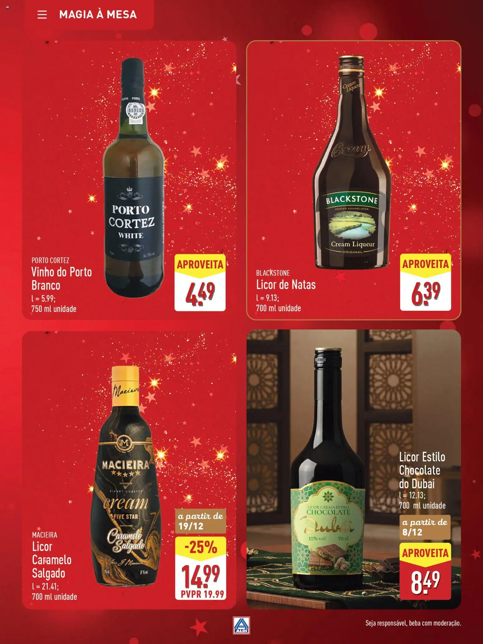 Aldi folheto │ válido de 22.11.2025 | Página: 45 | Produtos: Licor, Mesa, Vinho, Natas