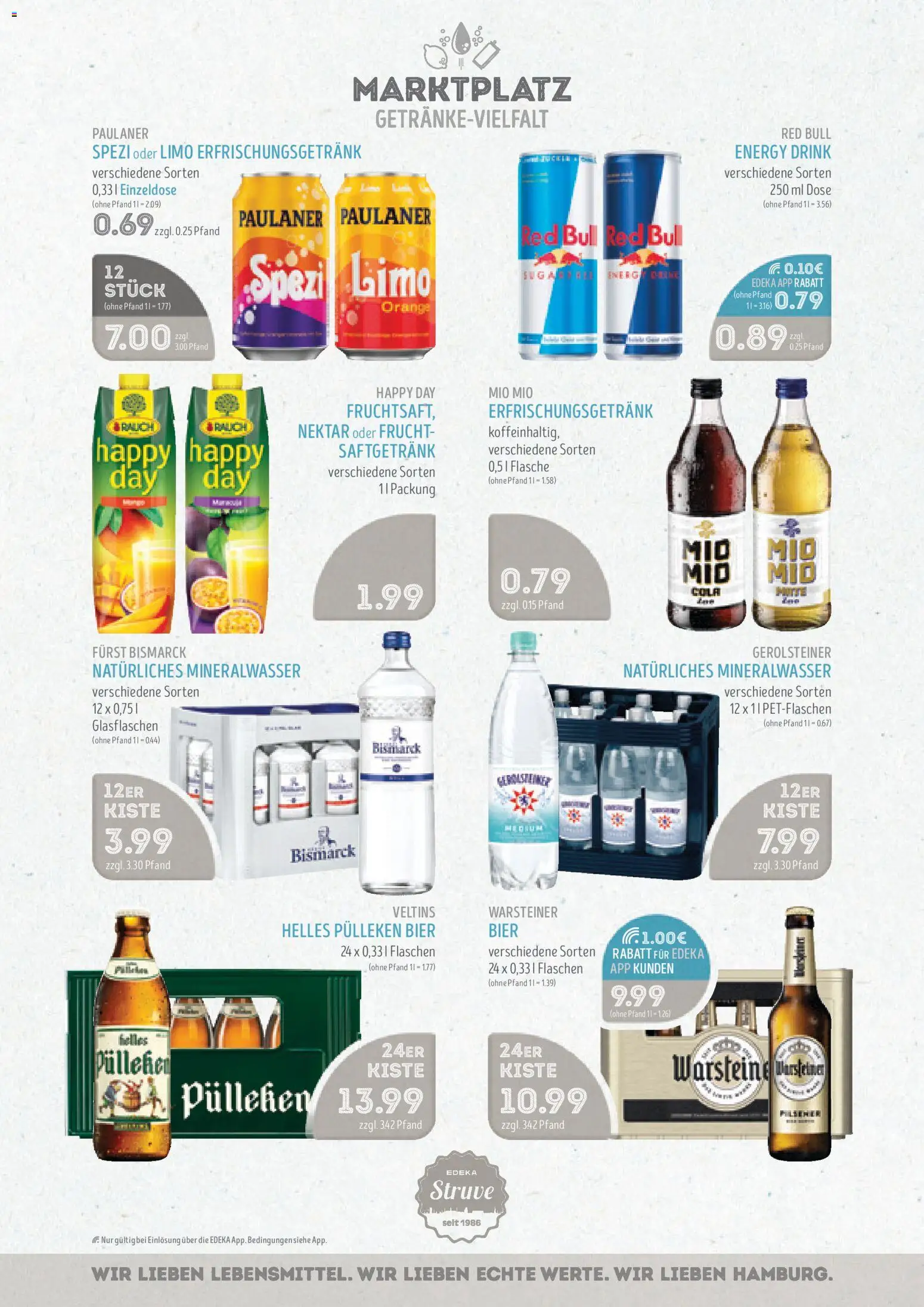 Edeka Struve Prospekt 	 – gültig ab 03.11.2025 | Seite: 12 | Produkte: Energy, Bier, Paulaner, Veltins