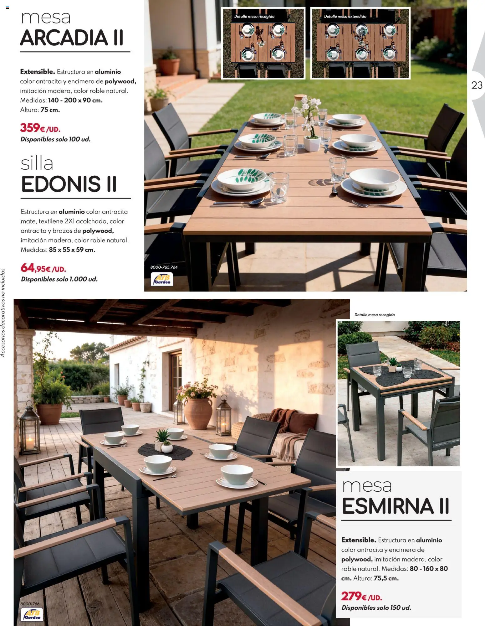 BricoCentro folleto │ válido desde el 23.03.2026 | Página: 23 | Productos: Mesa, Silla