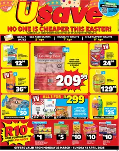 Usave specials catalogue – valid from 23.03.2026