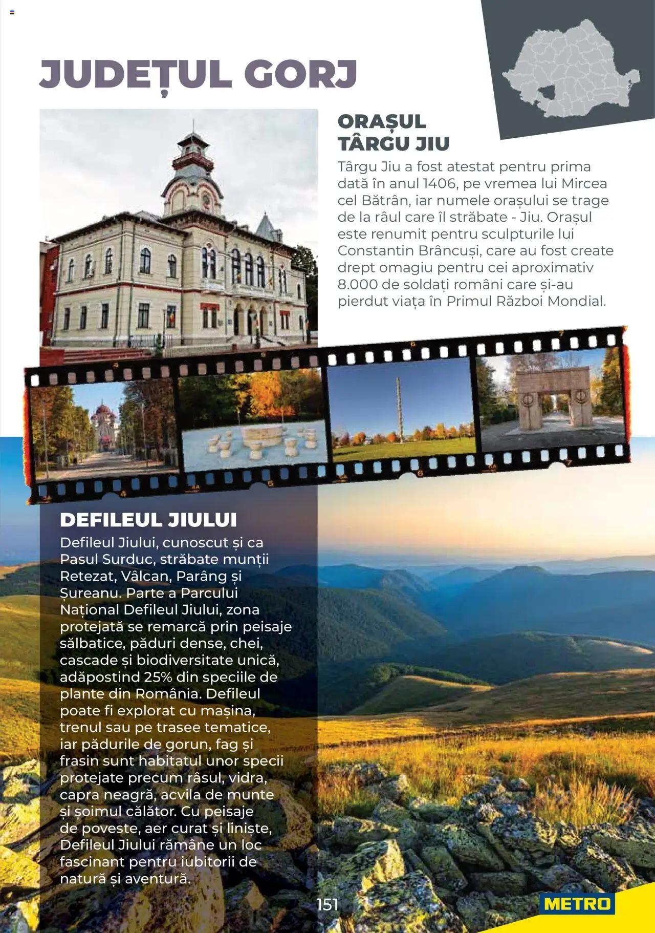 Metro catalog - Ghid de călătorie România – valabil de la 01.08.2025 | Pagină: 151