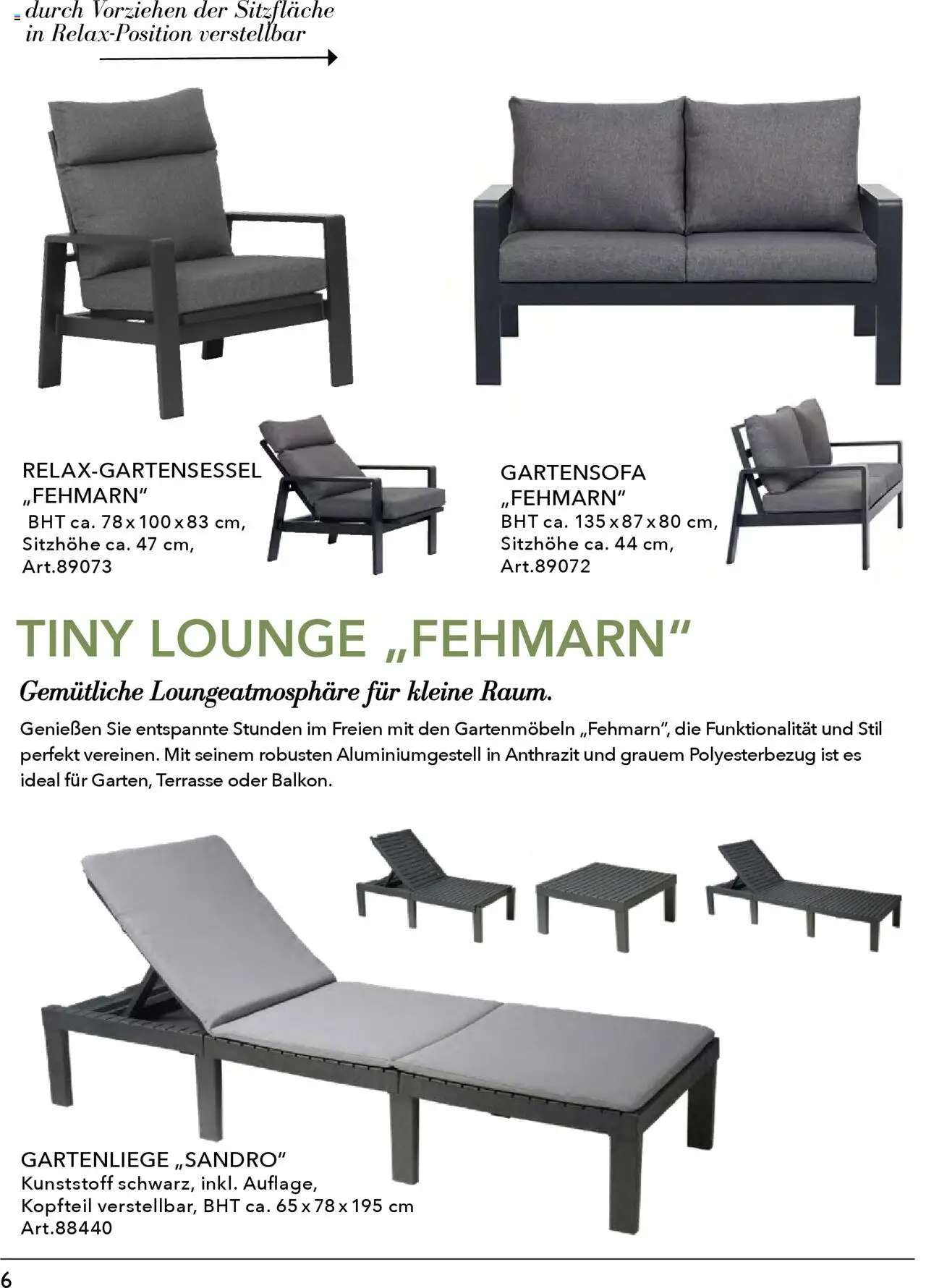 Rahaus Prospekt Gartenmöbel – gültig ab 07.04.2025 | Seite: 6