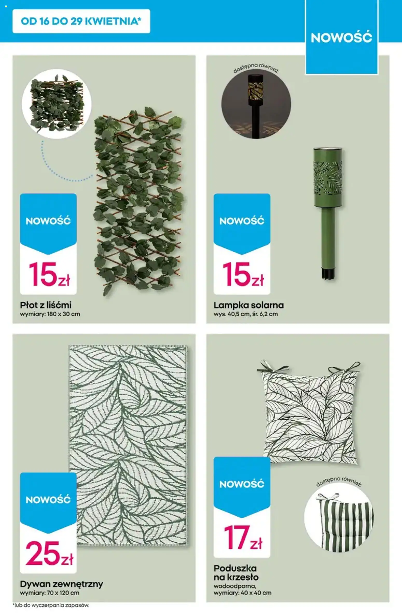 Pepco gazetka od 23.04.2026 | Strona: 13 | Produkty: Poduszka, Krzesło, Dywan