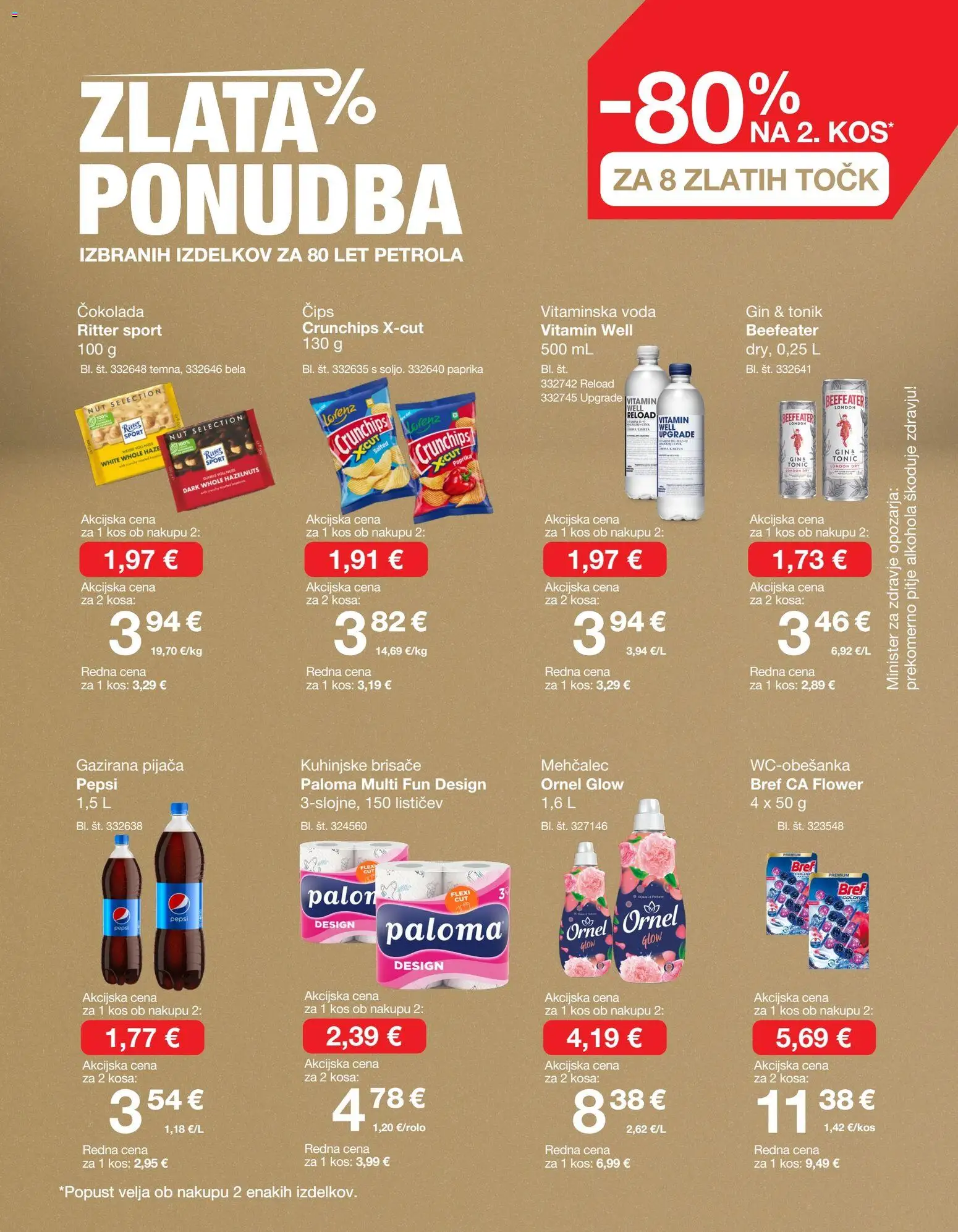 Novi Petrol katalog ponudbe – veljaven od 04.11.2025 | Stran: 23 | Izdelki: Paprika, Kos, Tonik, Gin