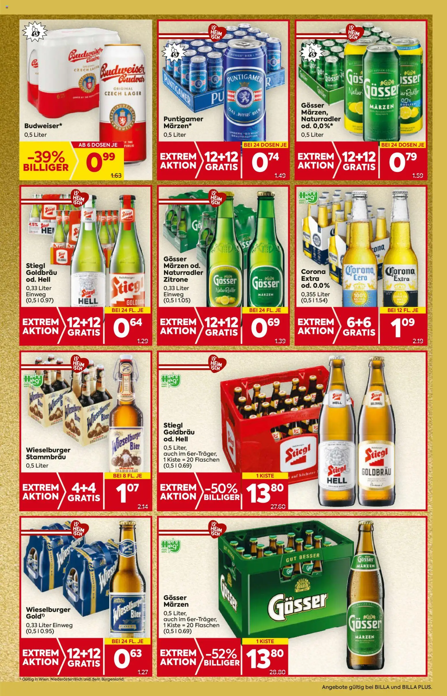 Billa Flugblatt gültig ab 27.12.2025 | Seite: 13 | Produkte: Zitrone, Bier