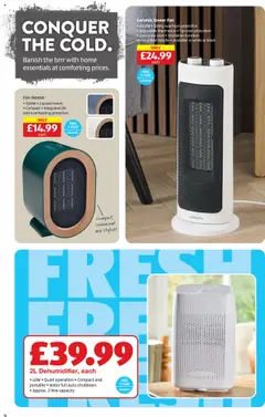 Preview of Aldi - Weekly offers UK Specialbuys valid from 23.10.2025 | Page: 16 | Products: Handle, Fan