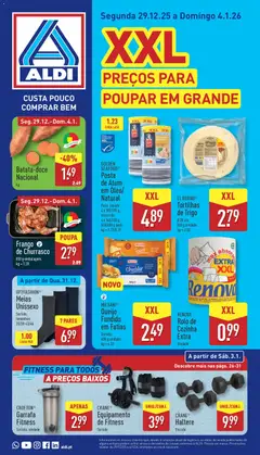 Pré-visualização Aldi folheto válido de 29.12.2025