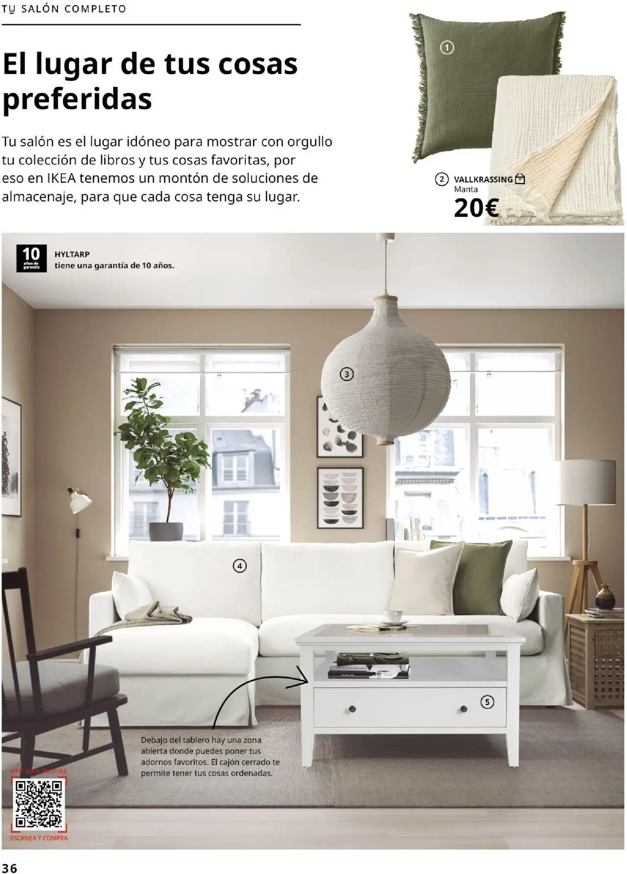 Catálogo IKEA Salones │ válido desde el 01.09.2025 | Página: 36 | Productos: Té, Manta
