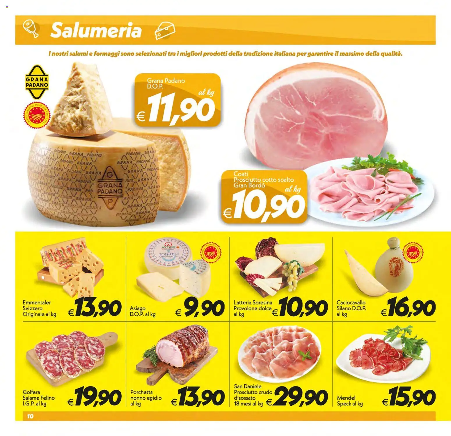 Volantino SuperConveniente del 13.01.2026 | Pagina: 10 | Prodotti: Speck, Porchetta, Salame, Prosciutto